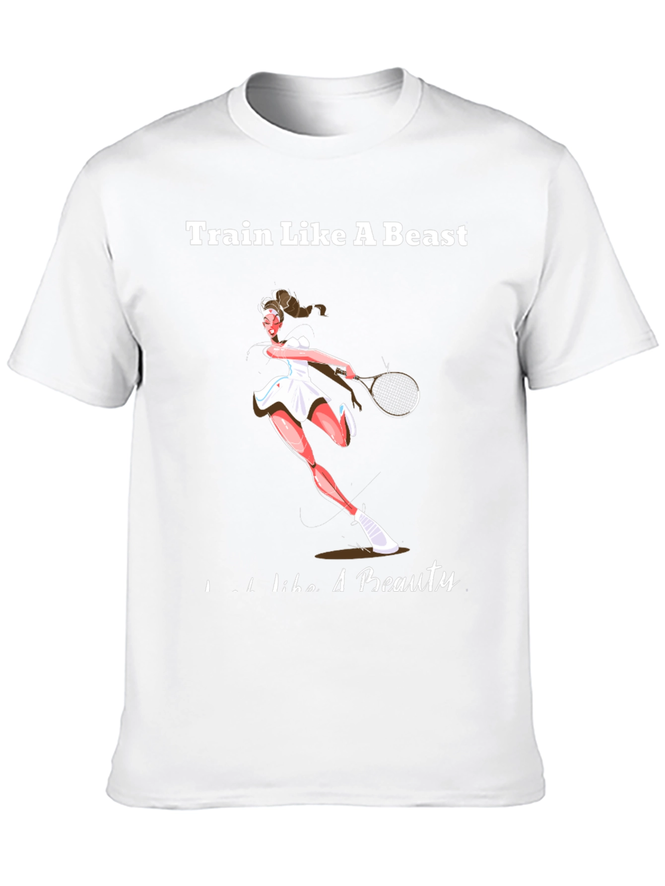 Train Like a Beast Tennis T-Shirt