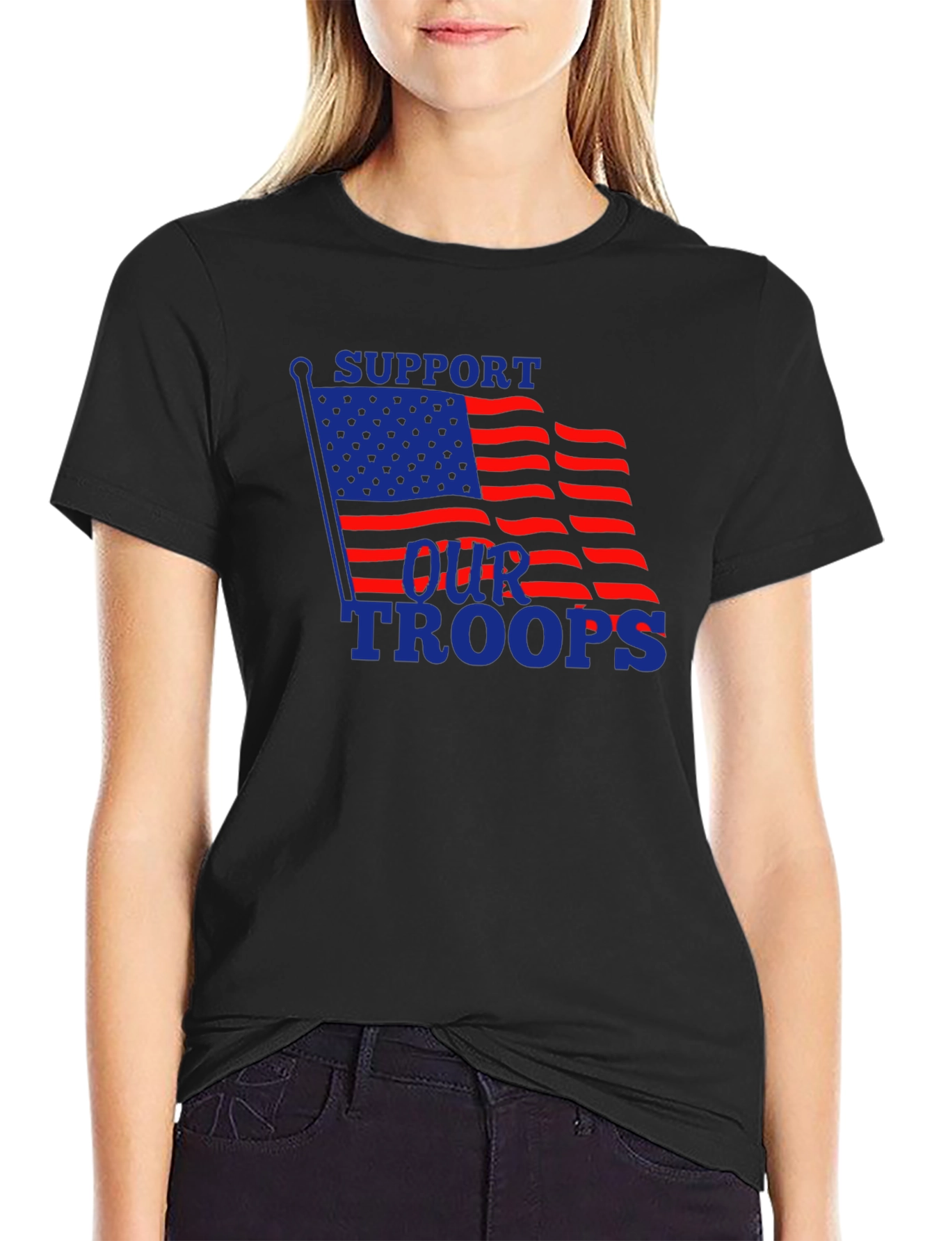 Support Our Troops Patriotic T-Shirt