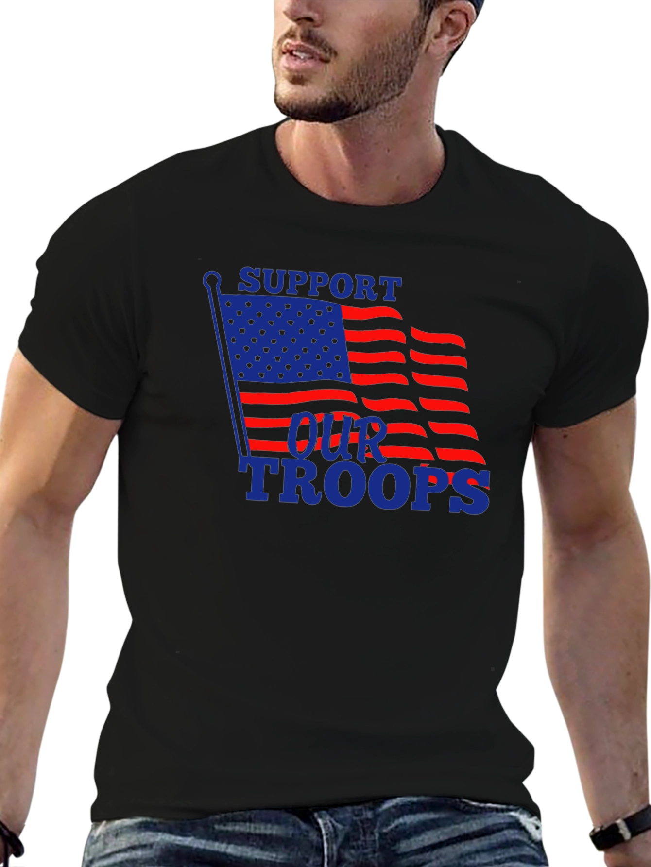 Support Our Troops Patriotic T-Shirt