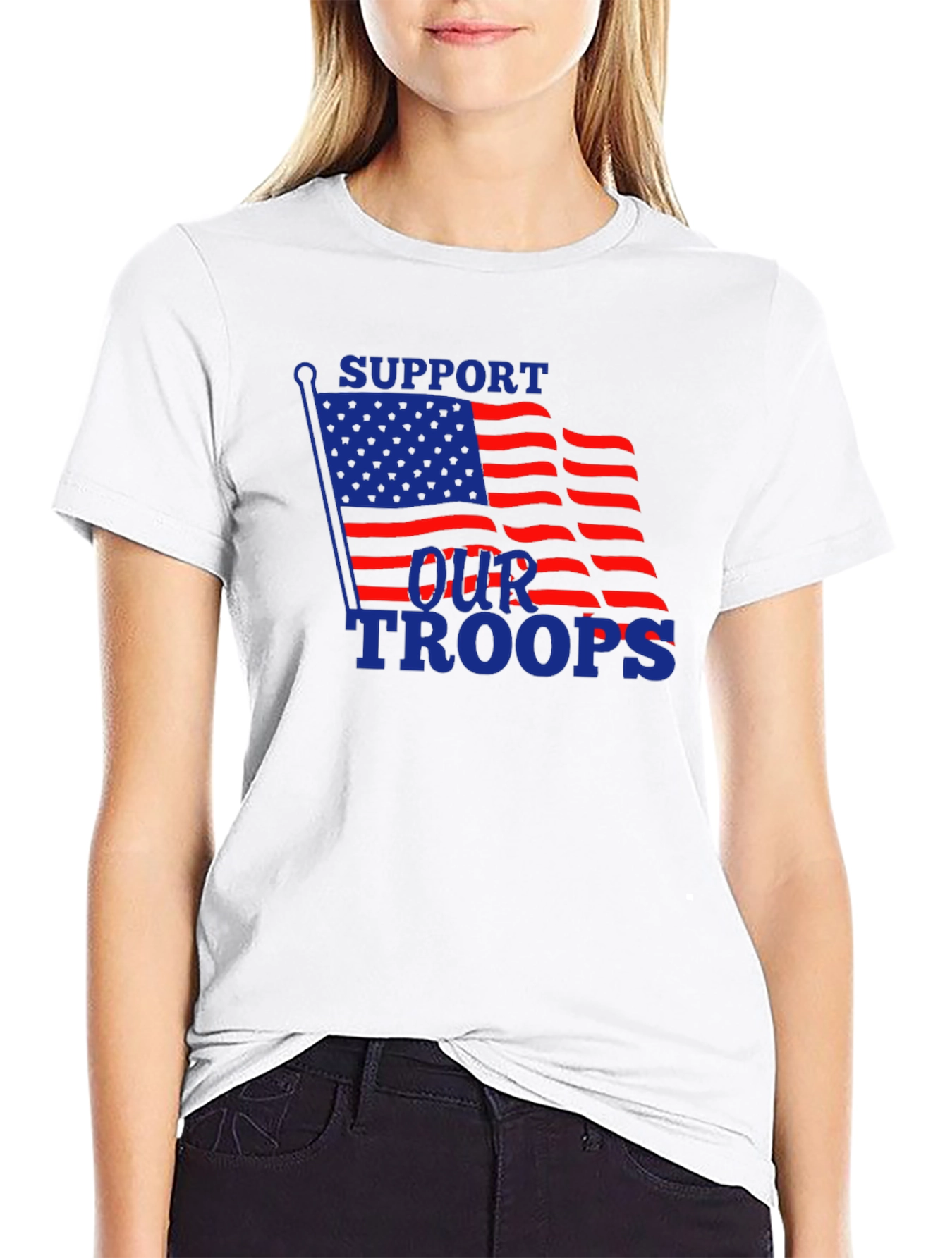 Support Our Troops Patriotic T-Shirt