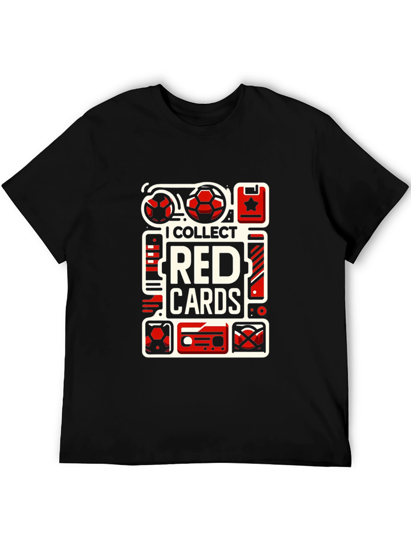 I Collect Red Cards Graphic T-Shirt