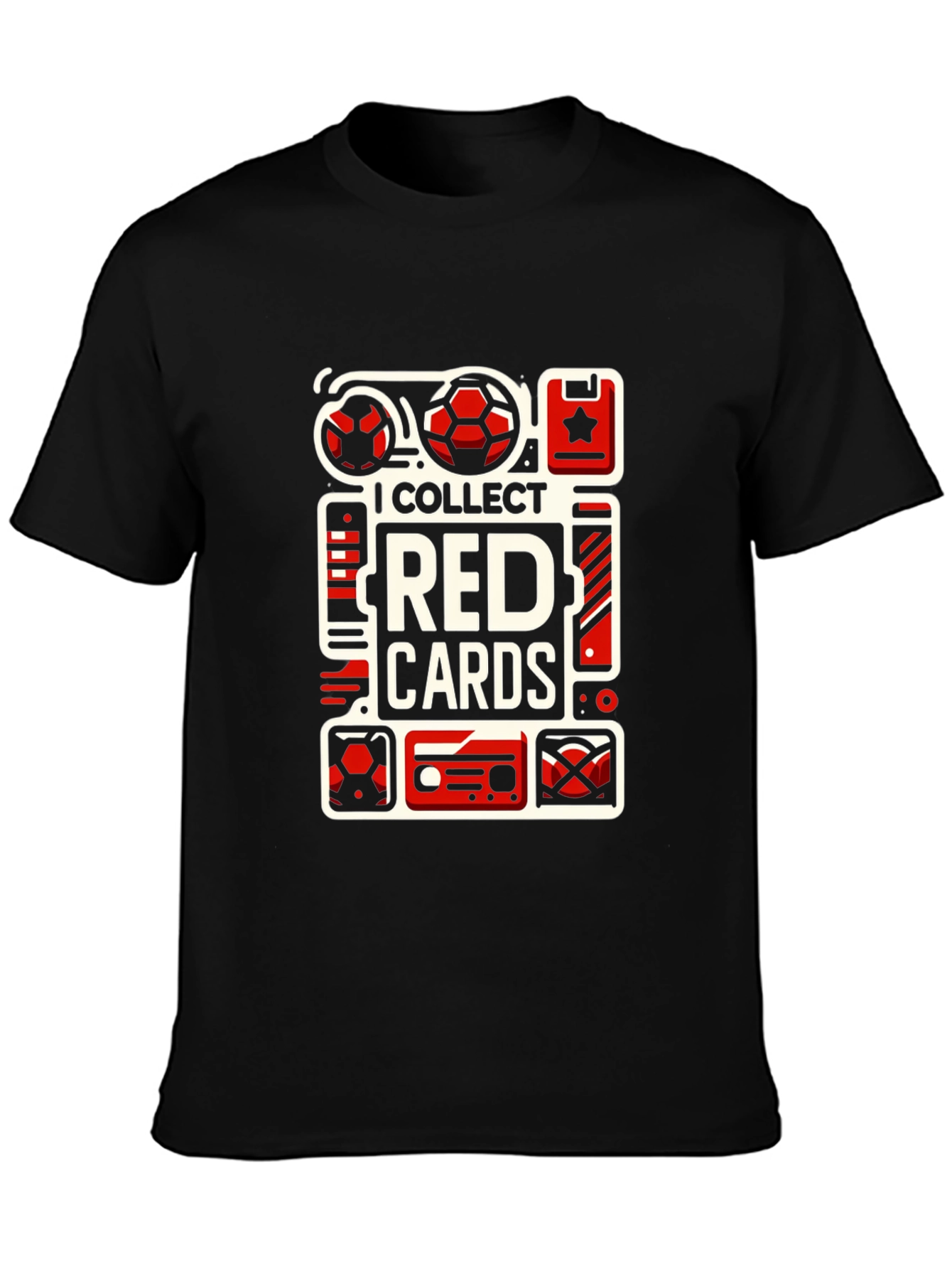 I Collect Red Cards Graphic T-Shirt