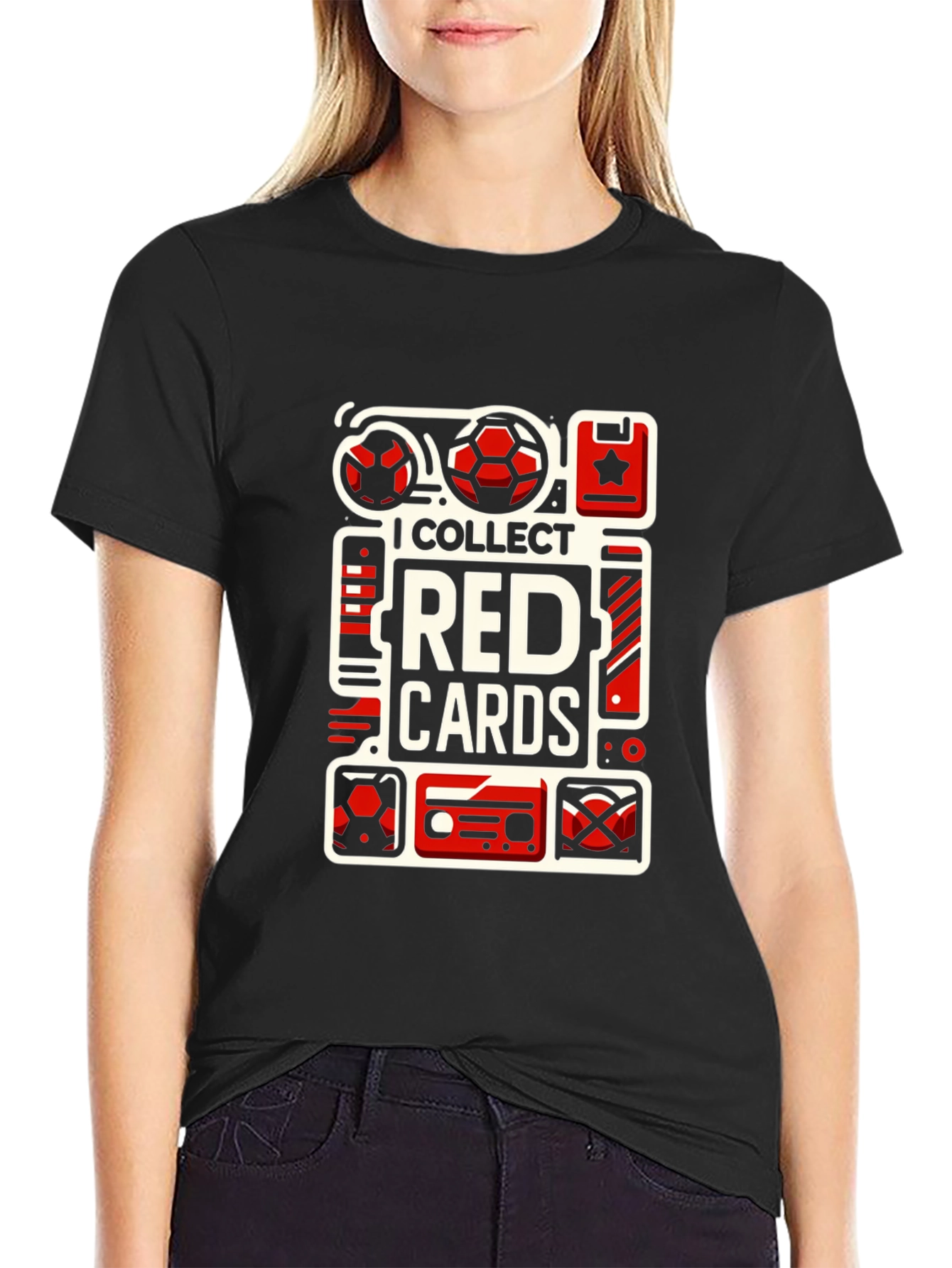I Collect Red Cards Graphic T-Shirt