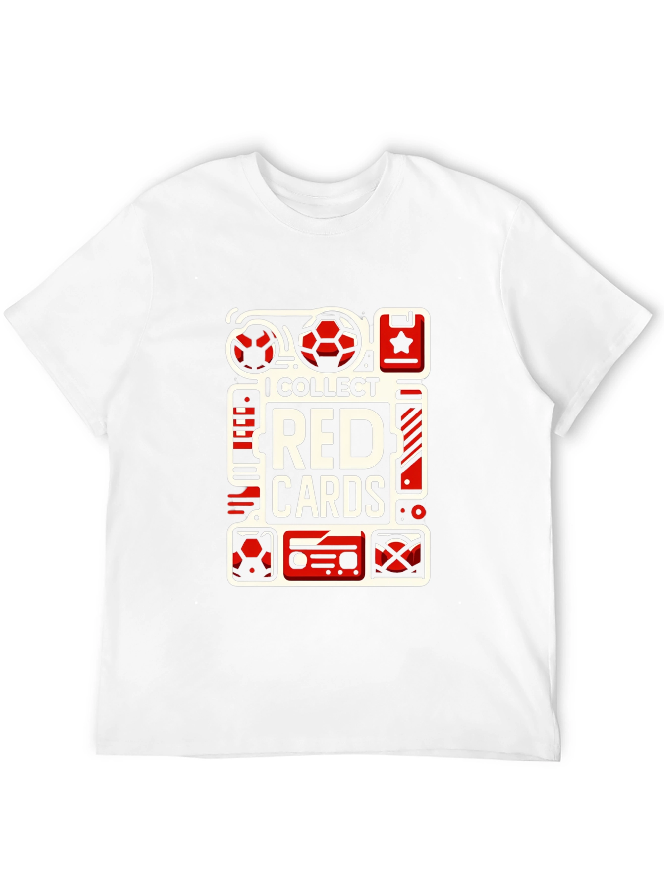I Collect Red Cards Graphic T-Shirt