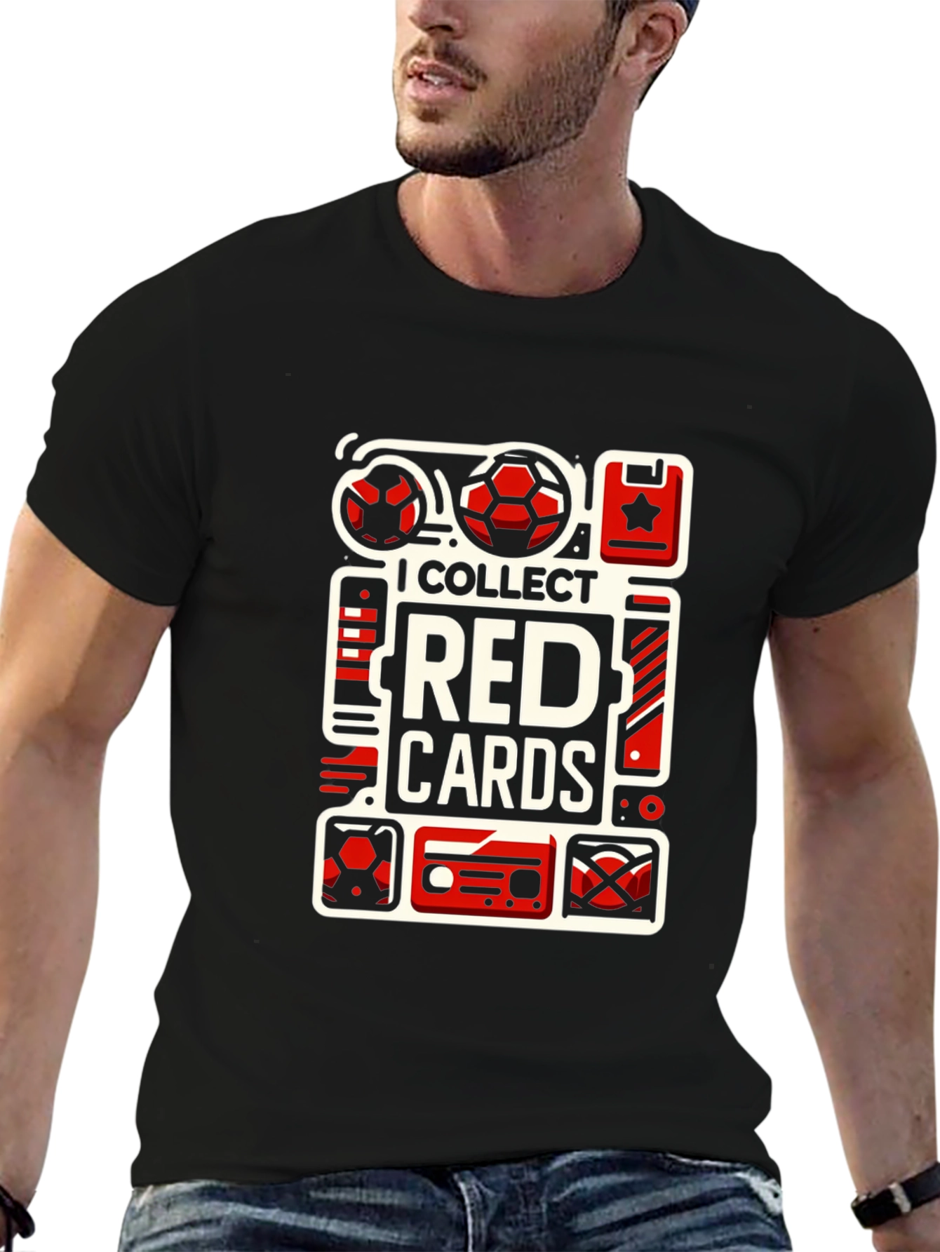 I Collect Red Cards Graphic T-Shirt