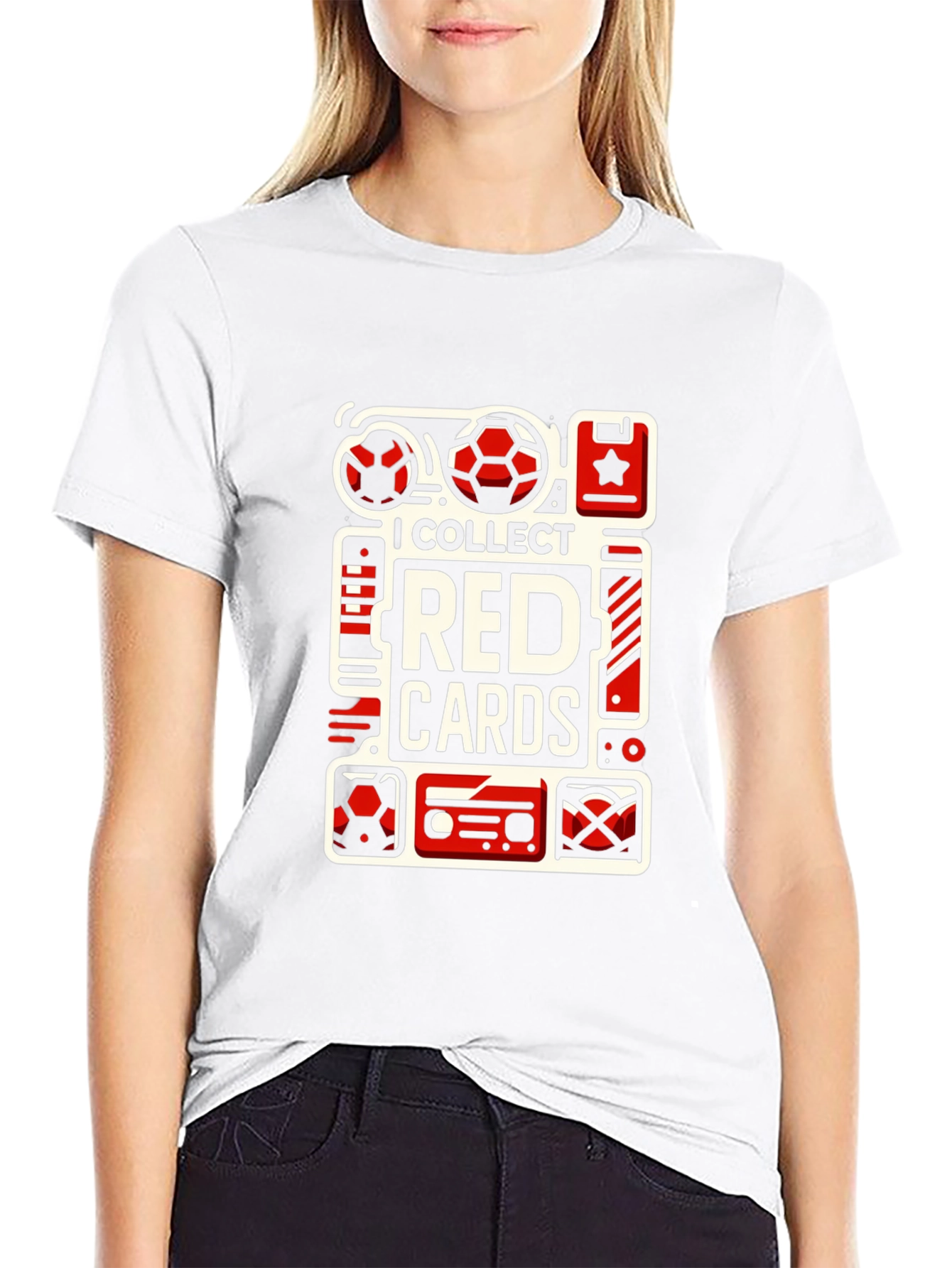 I Collect Red Cards Graphic T-Shirt