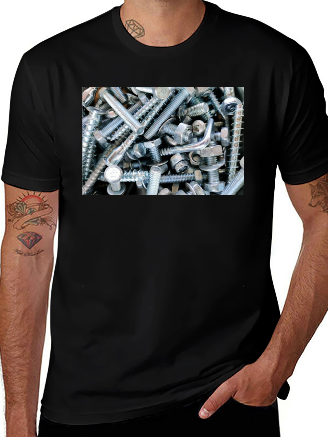 Bolts and Nuts Graphic Tee