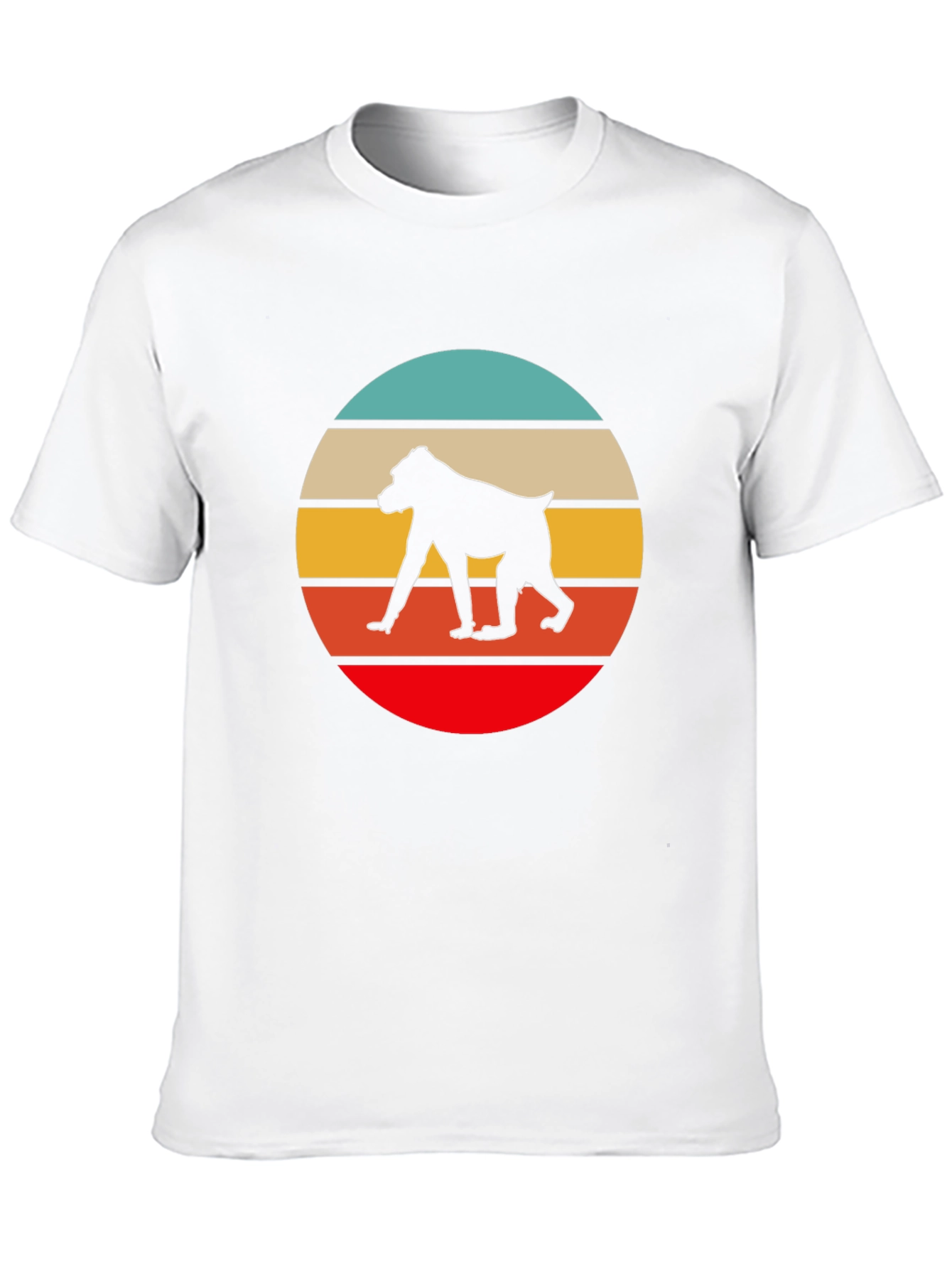 Retro Baboon Sunset T-Shirt - Unique Graphic Tee