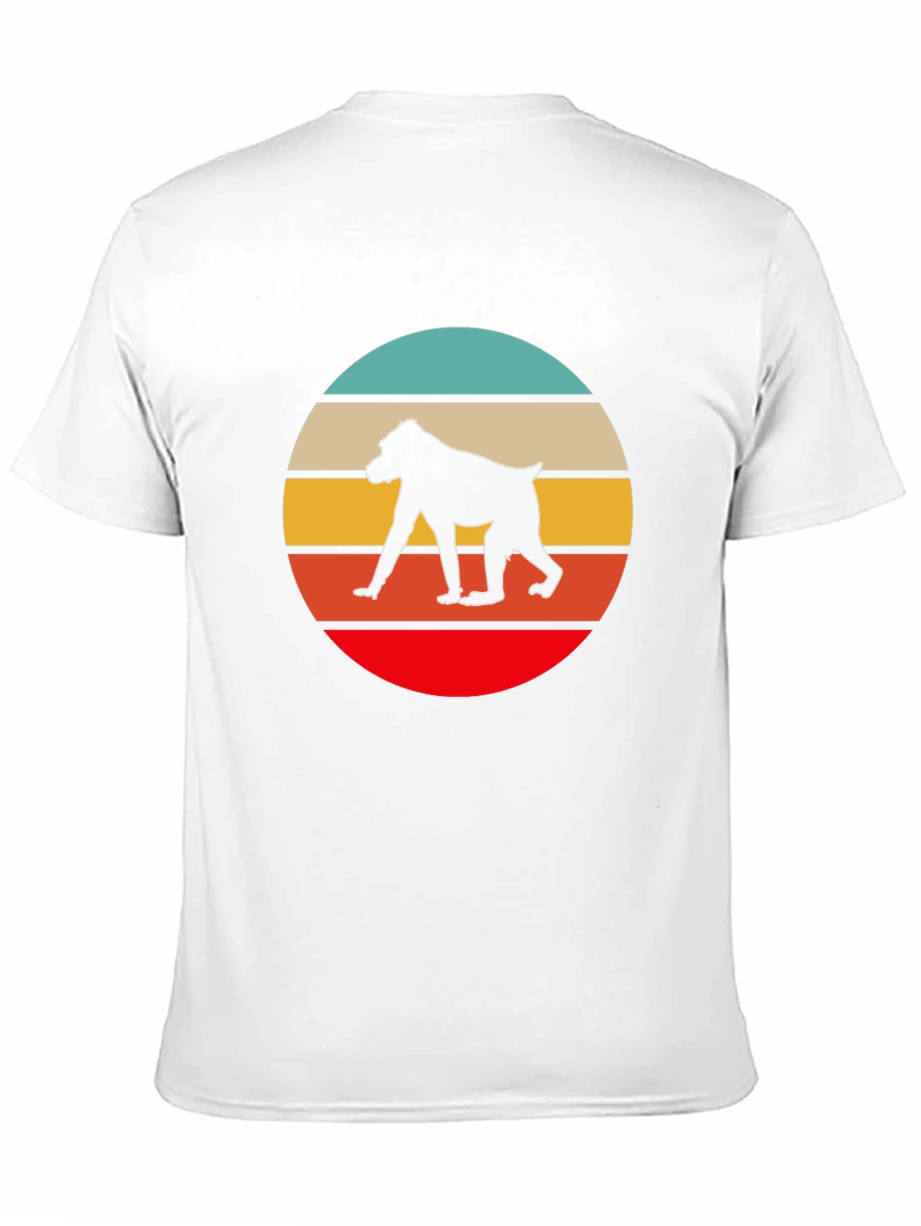 Retro Baboon Sunset T-Shirt - Unique Graphic Tee