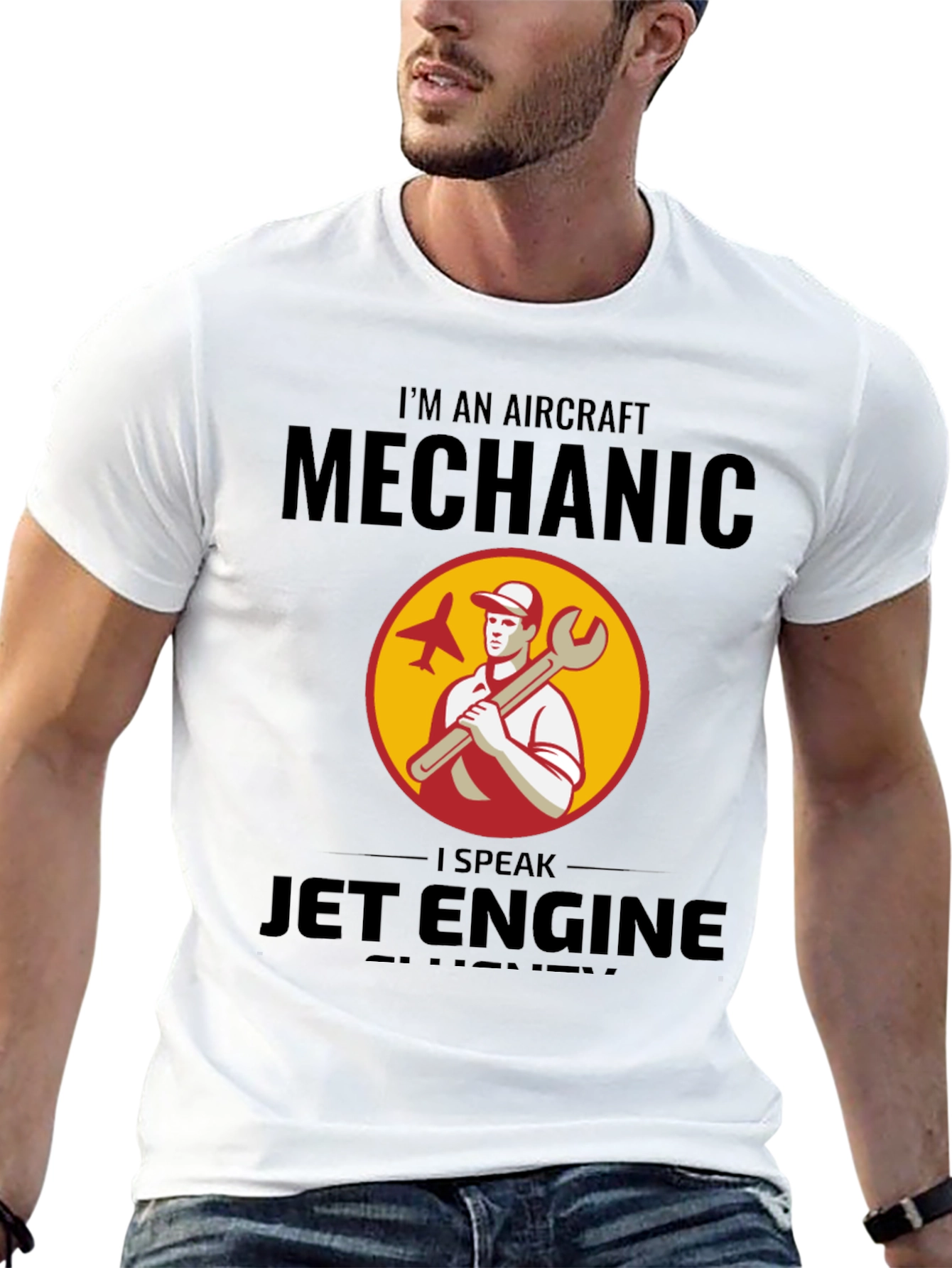 Aircraft Mechanic Jet Engine T-Shirt