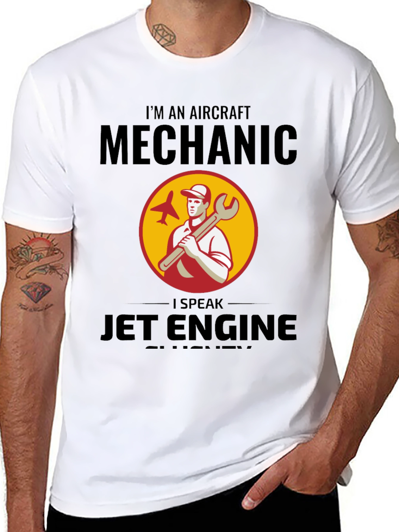 Aircraft Mechanic Jet Engine T-Shirt