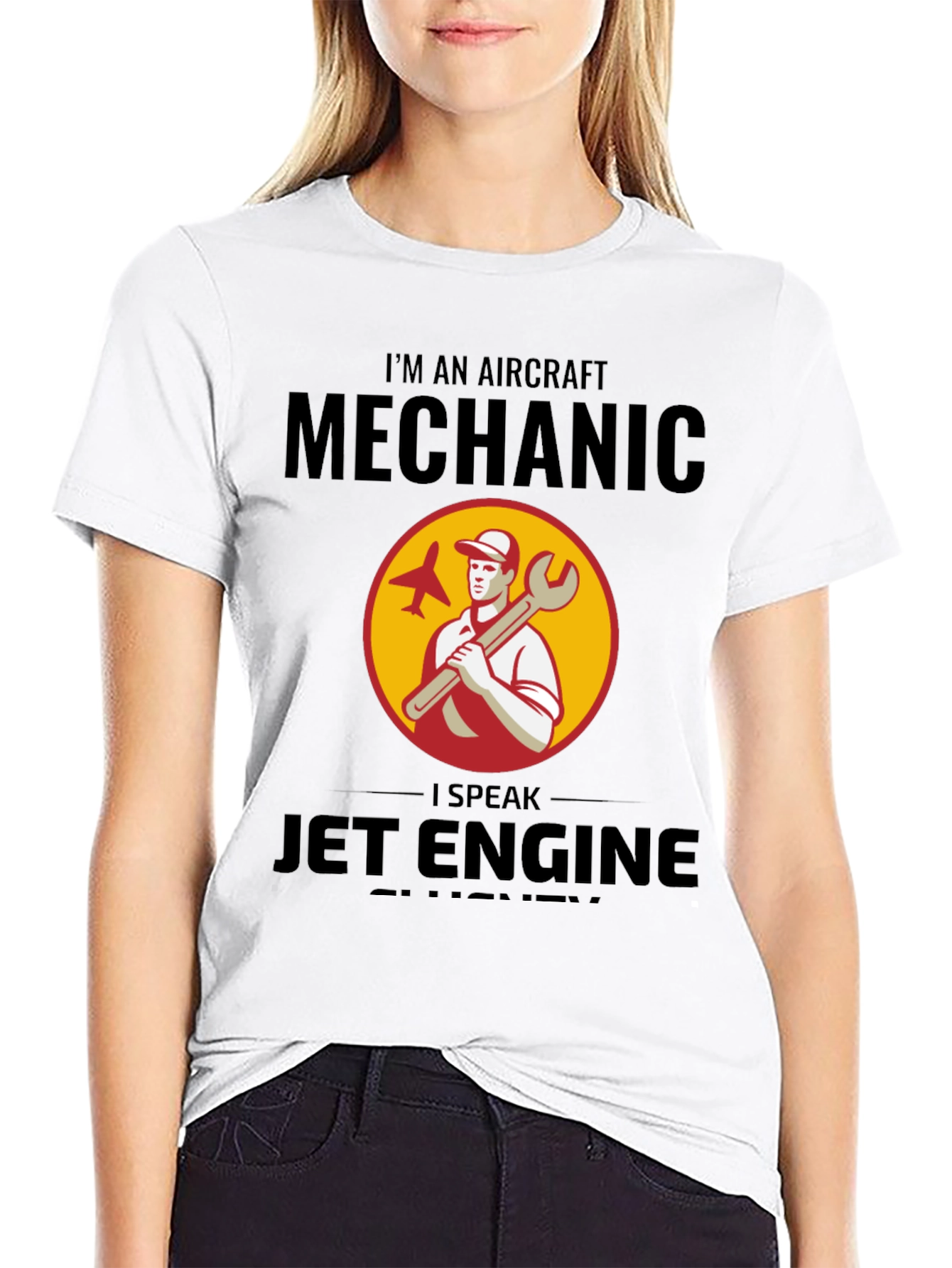 Aircraft Mechanic Jet Engine T-Shirt