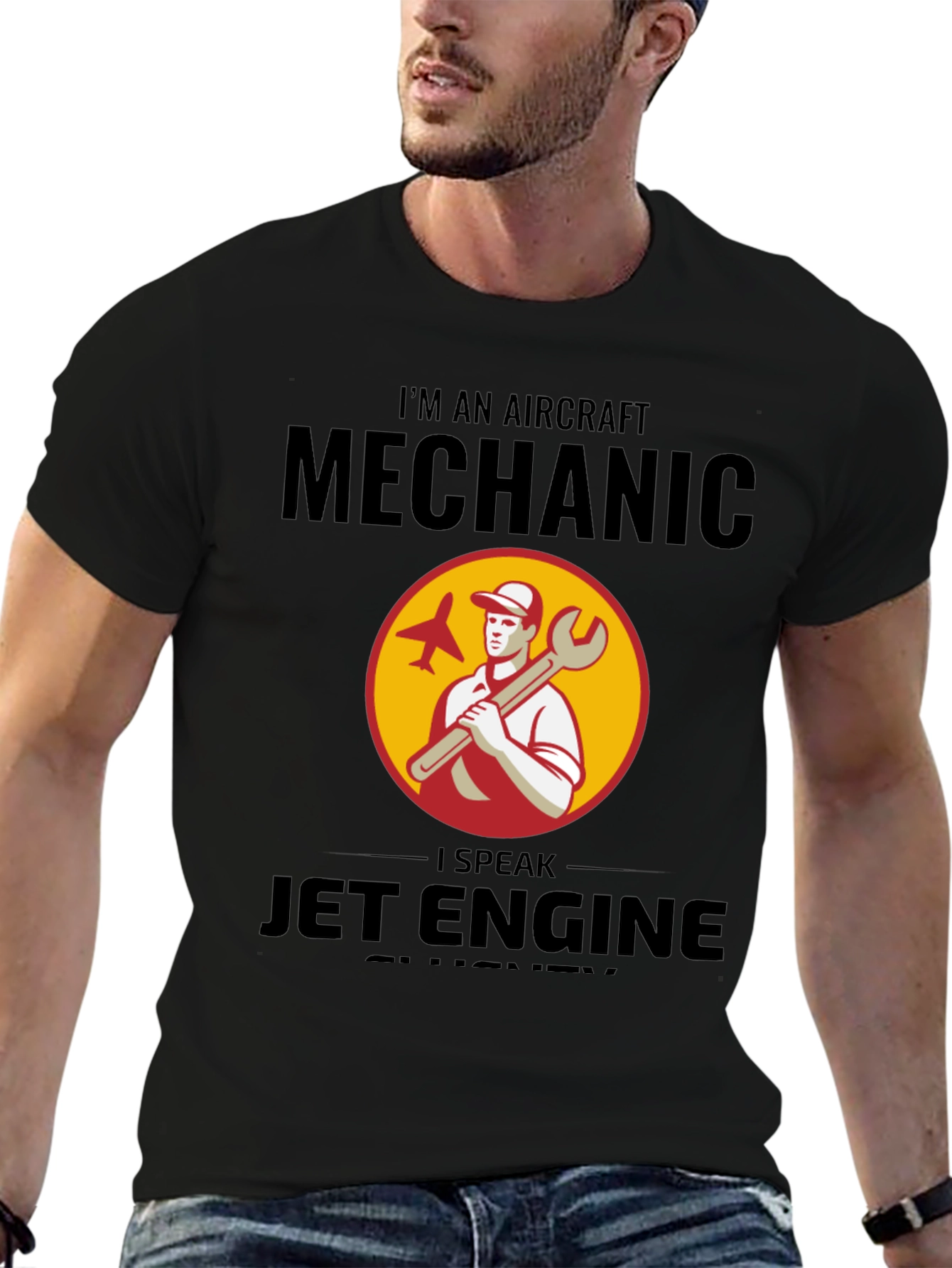 Aircraft Mechanic Jet Engine T-Shirt