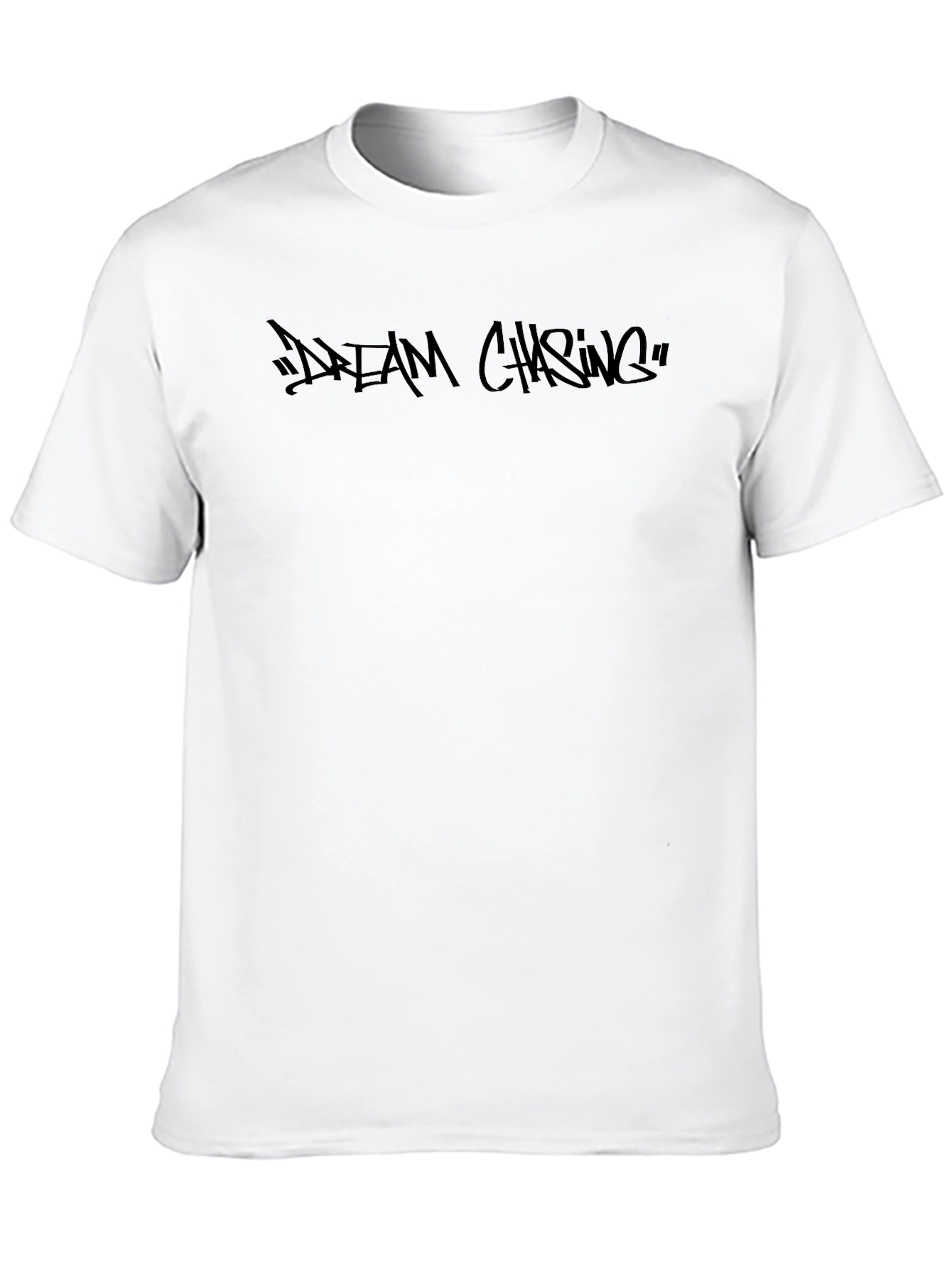 Dream Chasing Black Graphic Tee
