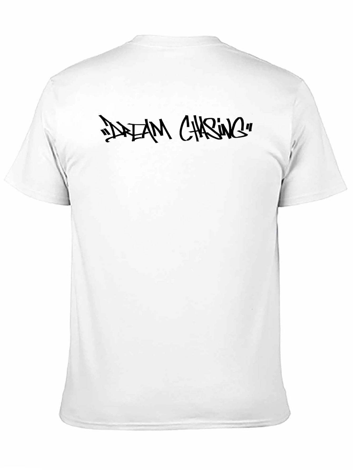 Dream Chasing Black Graphic Tee