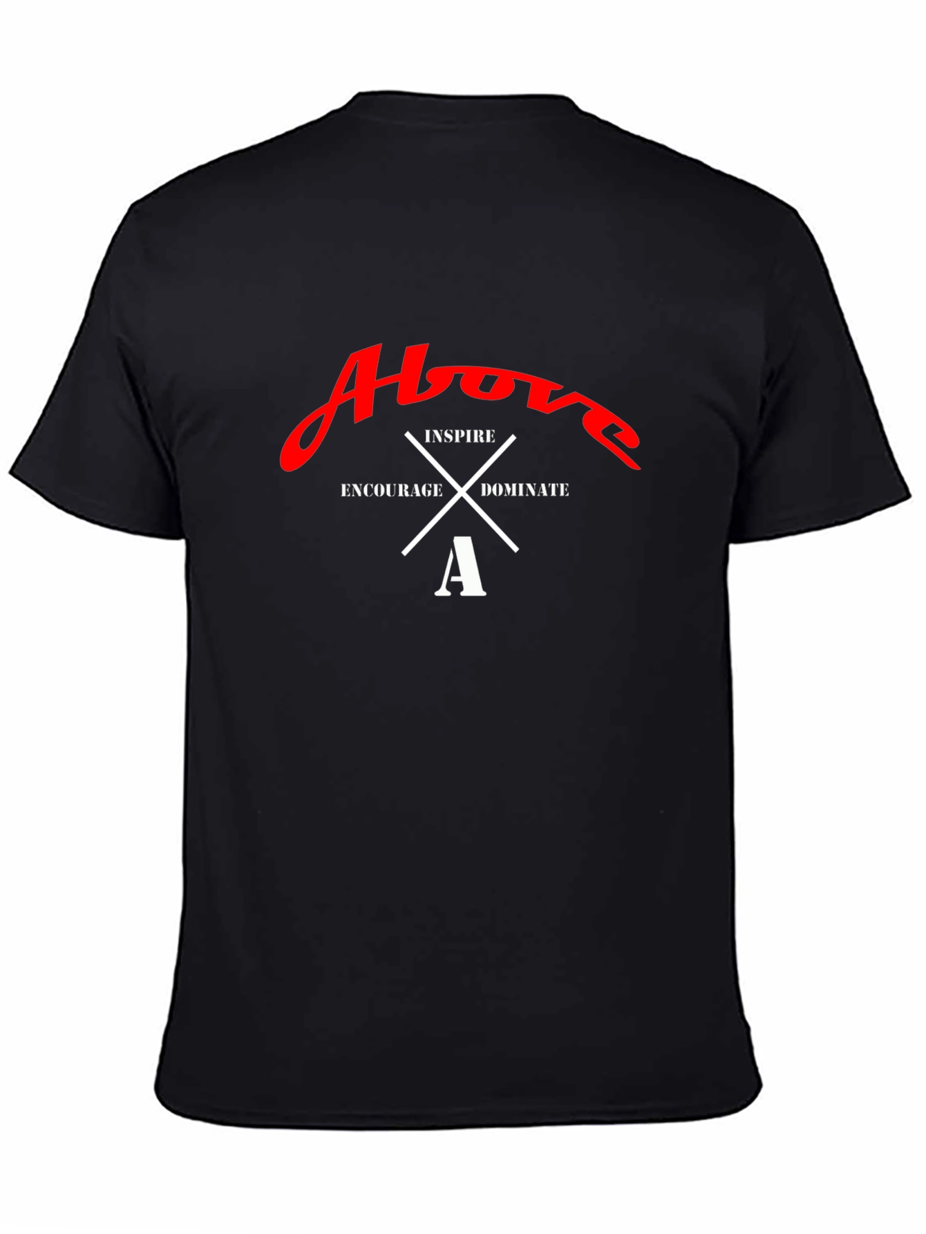 Above Inspire Graphic T-Shirt - Black