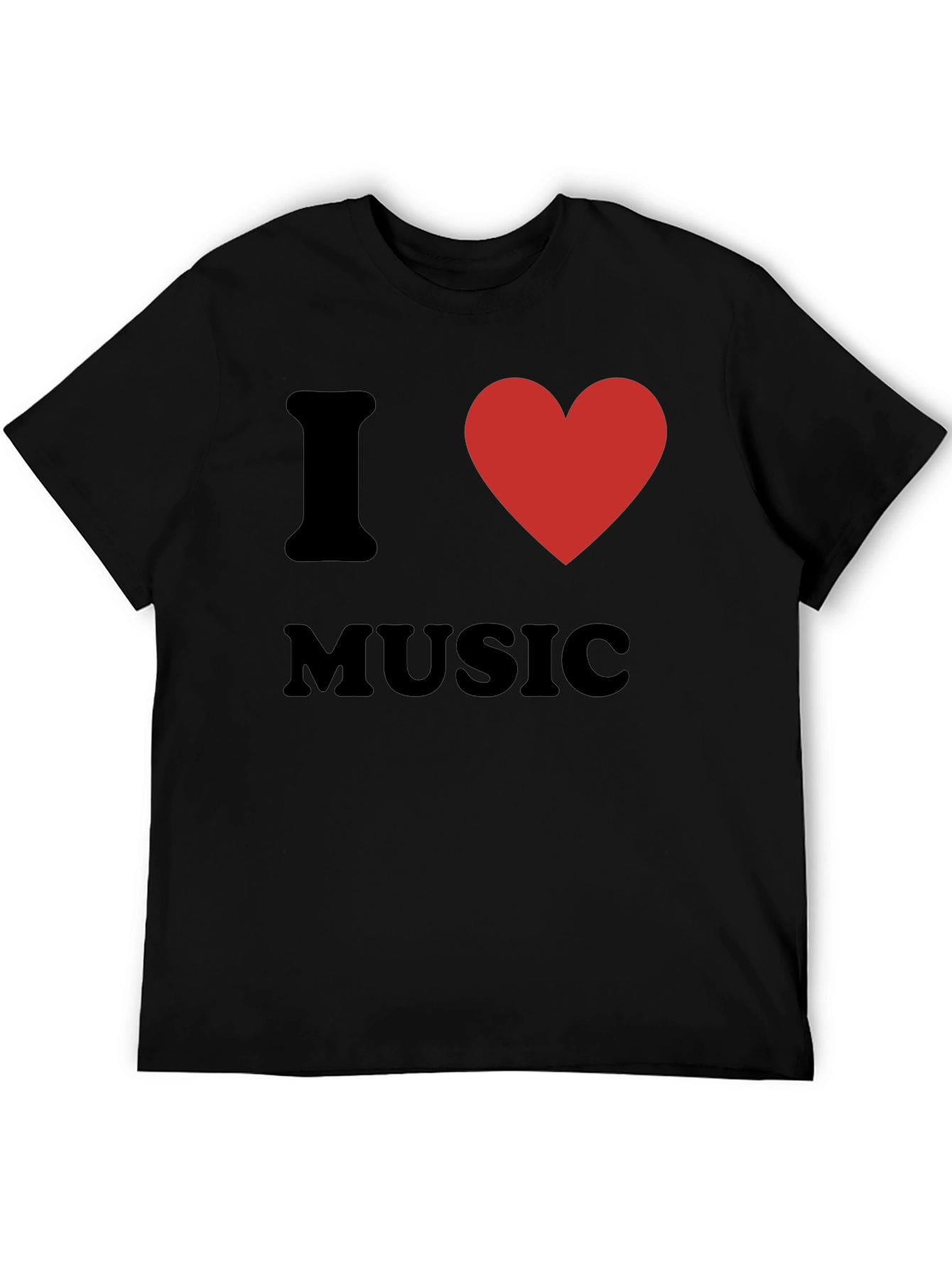 I Heart Music Graphic Tee - Soft Cotton Blend