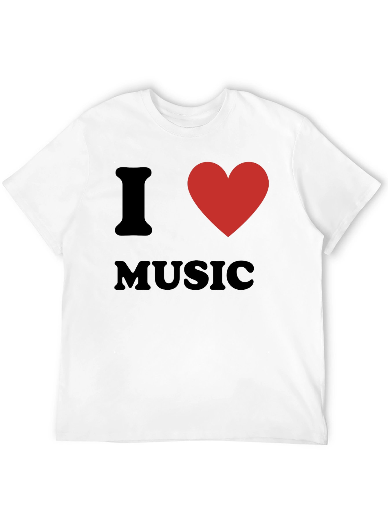 I Heart Music Graphic Tee - Soft Cotton Blend