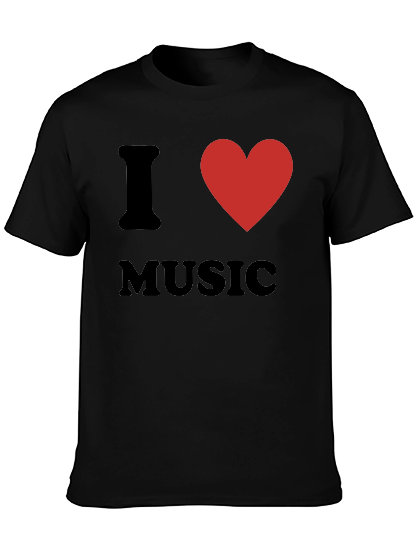 I Heart Music Graphic Tee - Soft Cotton Blend