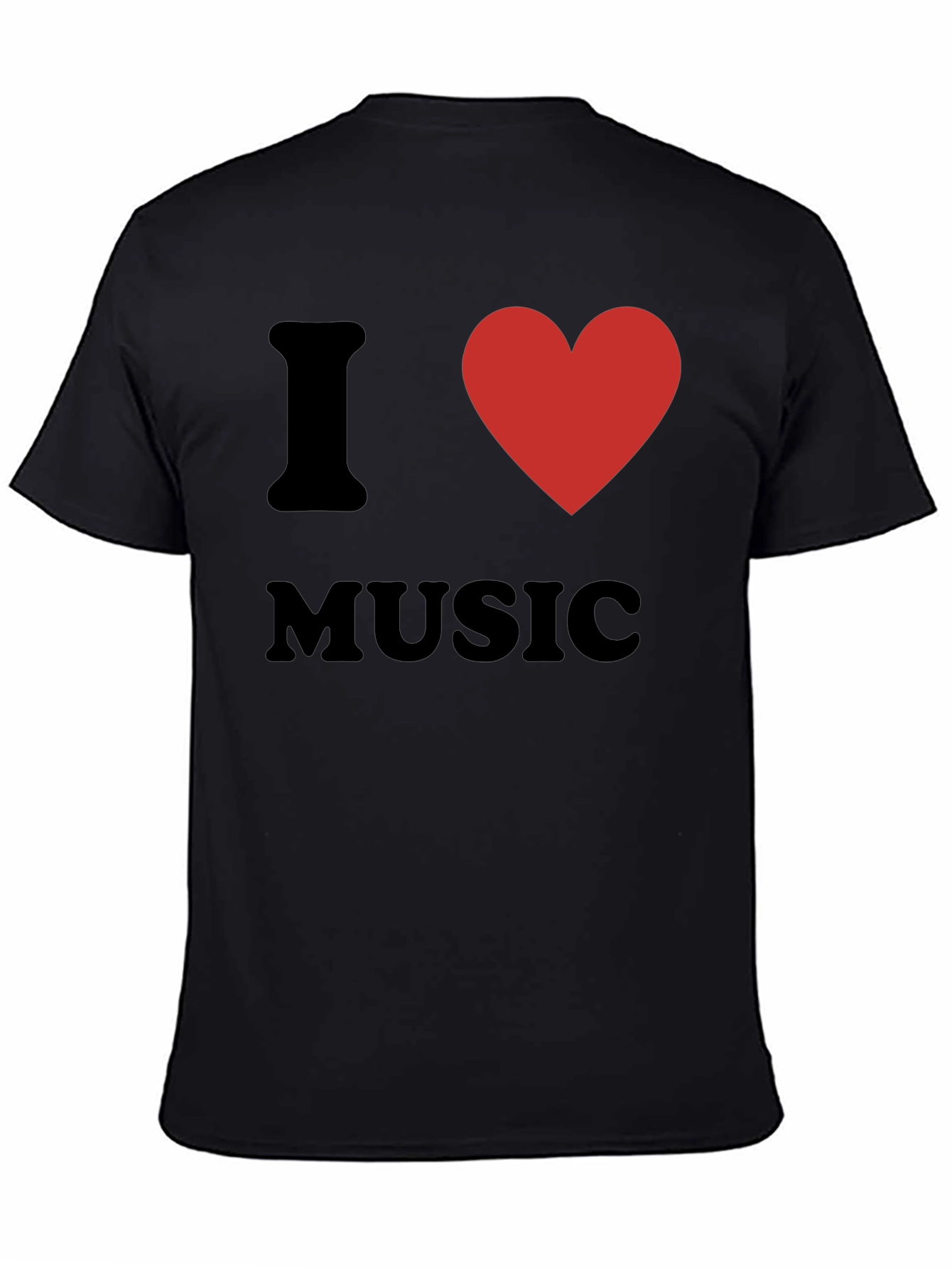 I Heart Music Graphic Tee - Soft Cotton Blend