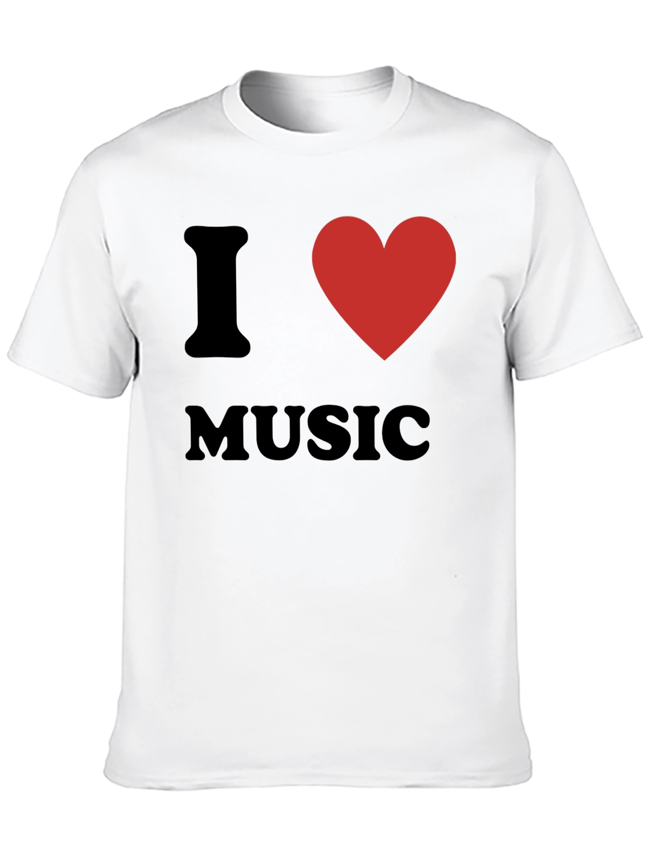 I Heart Music Graphic Tee - Soft Cotton Blend