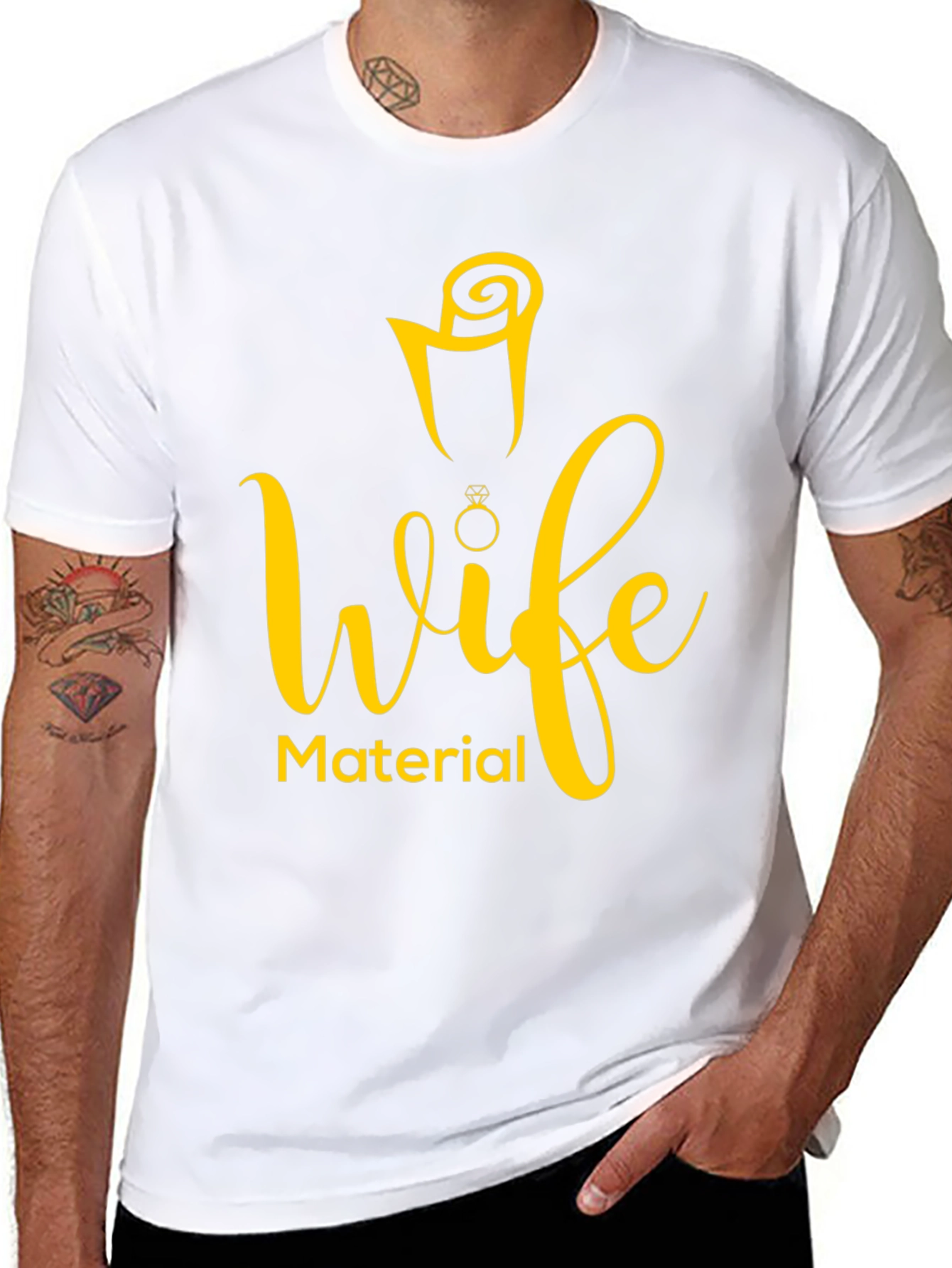 Wife Material T-Shirt - Funny Engagement Tee