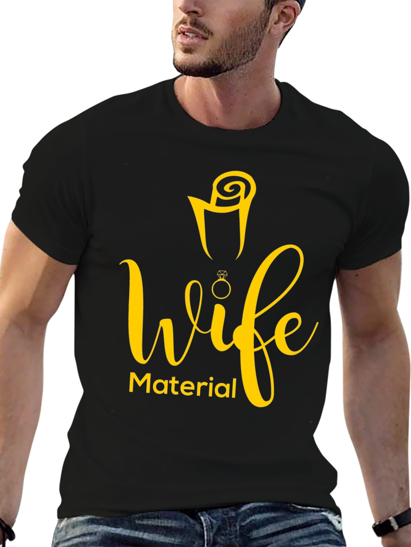 Wife Material T-Shirt - Funny Engagement Tee