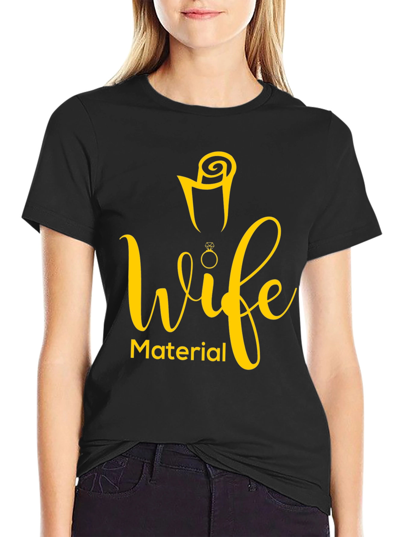 Wife Material T-Shirt - Funny Engagement Tee