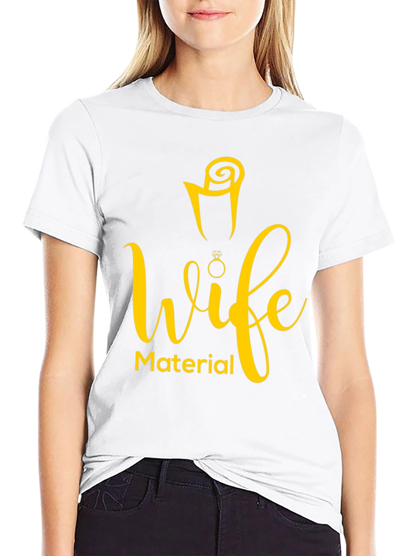Wife Material T-Shirt - Funny Engagement Tee