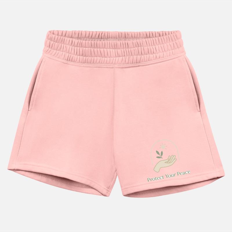 Peaceful Nature Hand with Sun and Leaf