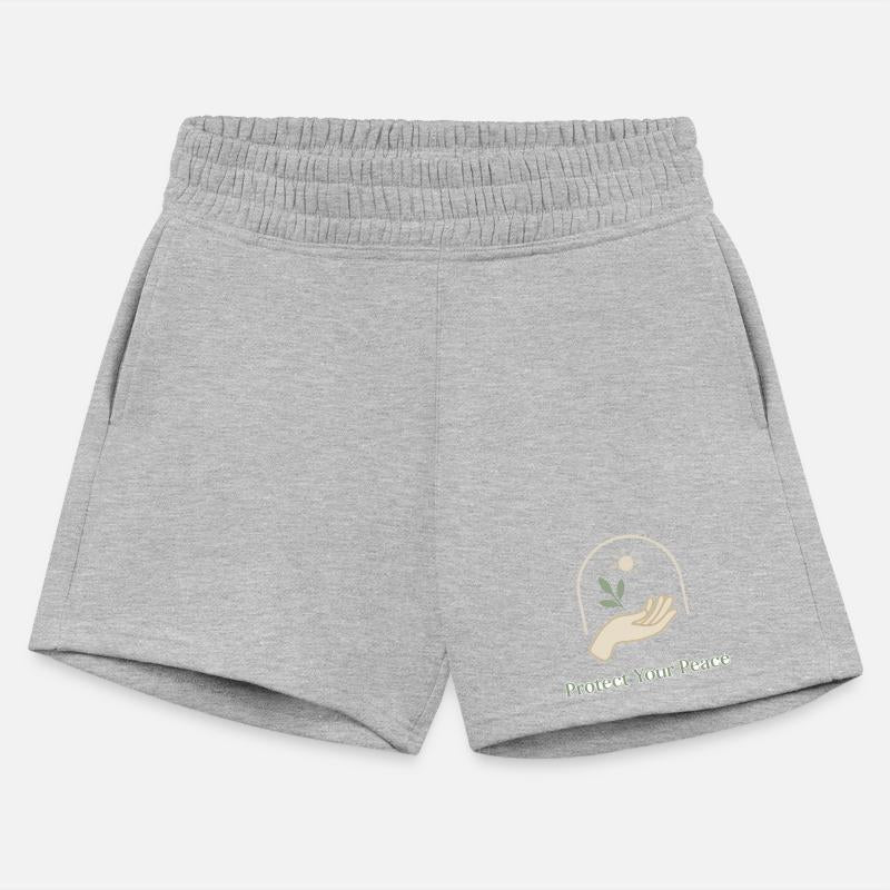 Peaceful Nature Hand with Sun and Leaf