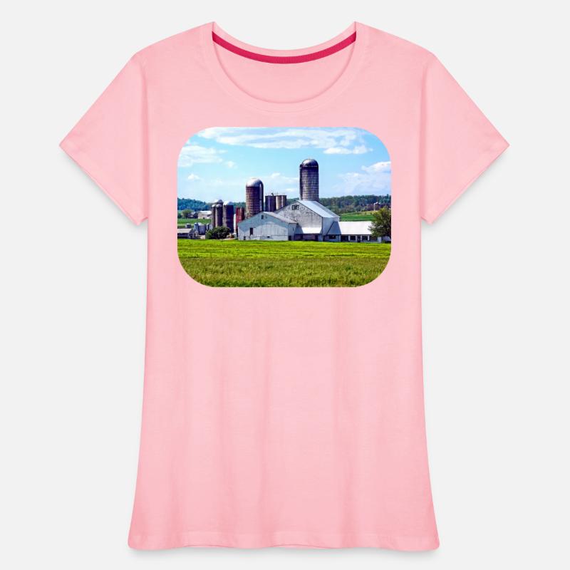Pennsylvania Farm With Silos