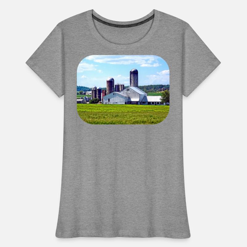 Pennsylvania Farm With Silos