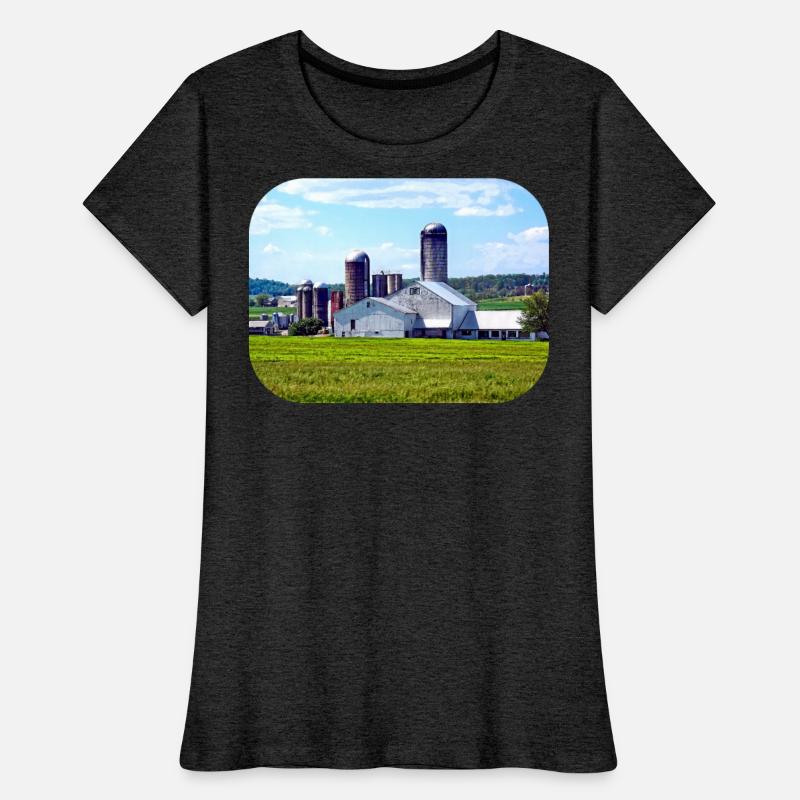 Pennsylvania Farm With Silos
