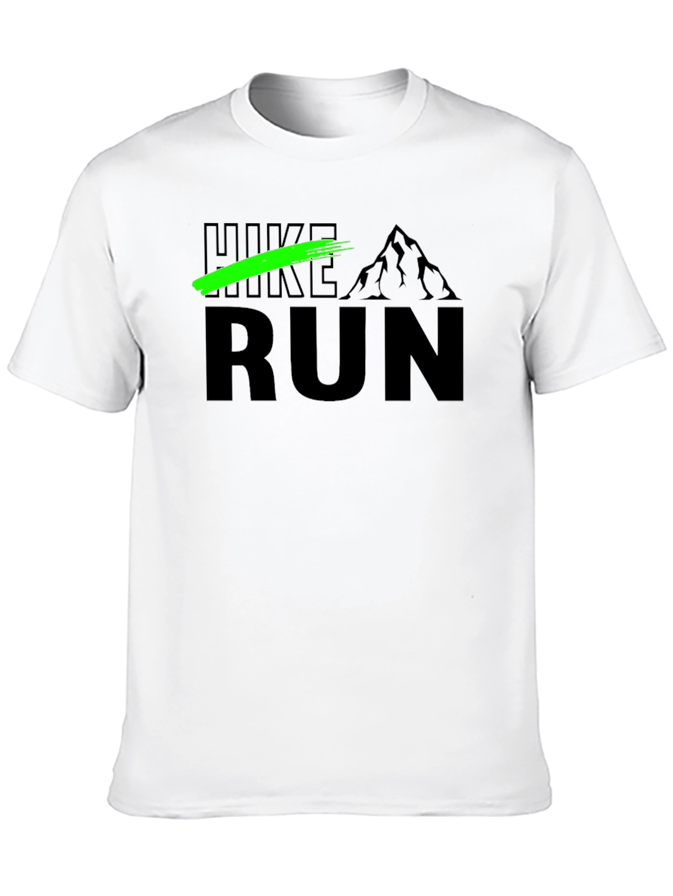 Hike Run Graphic T-Shirt - Outdoor Adventure Tee