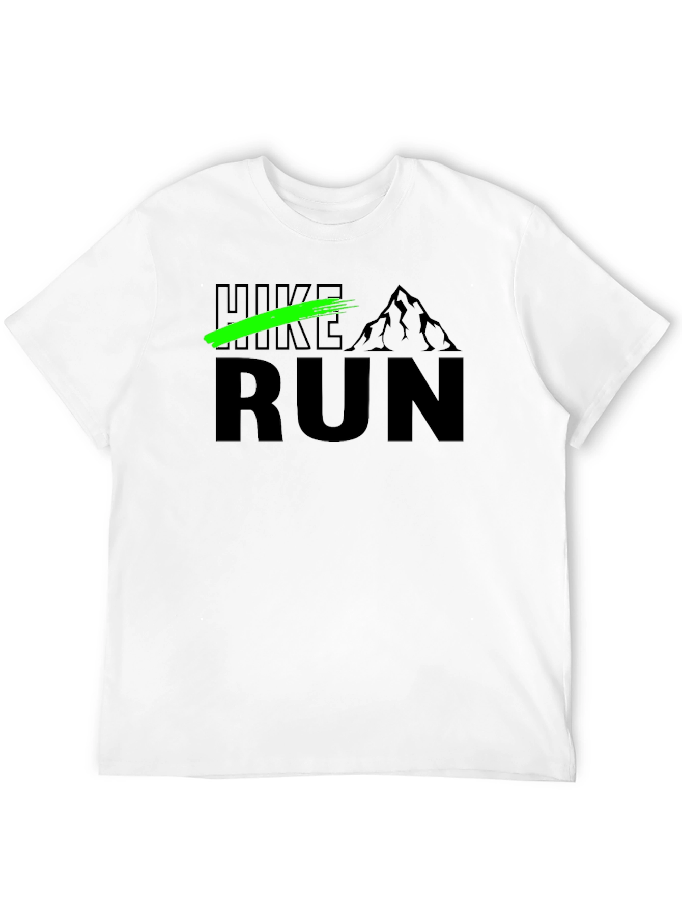 Hike Run Graphic T-Shirt - Outdoor Adventure Tee
