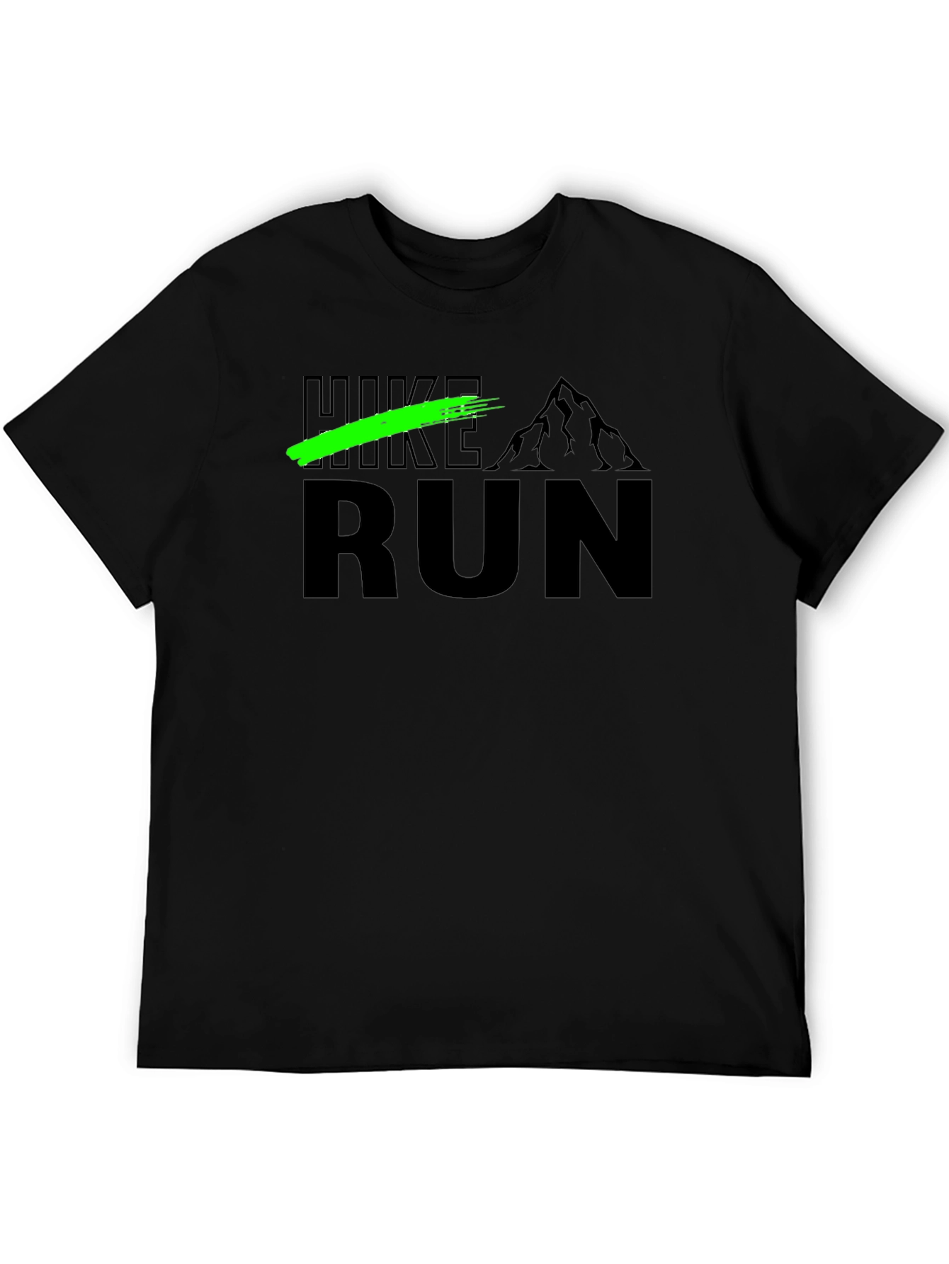 Hike Run Graphic T-Shirt - Outdoor Adventure Tee
