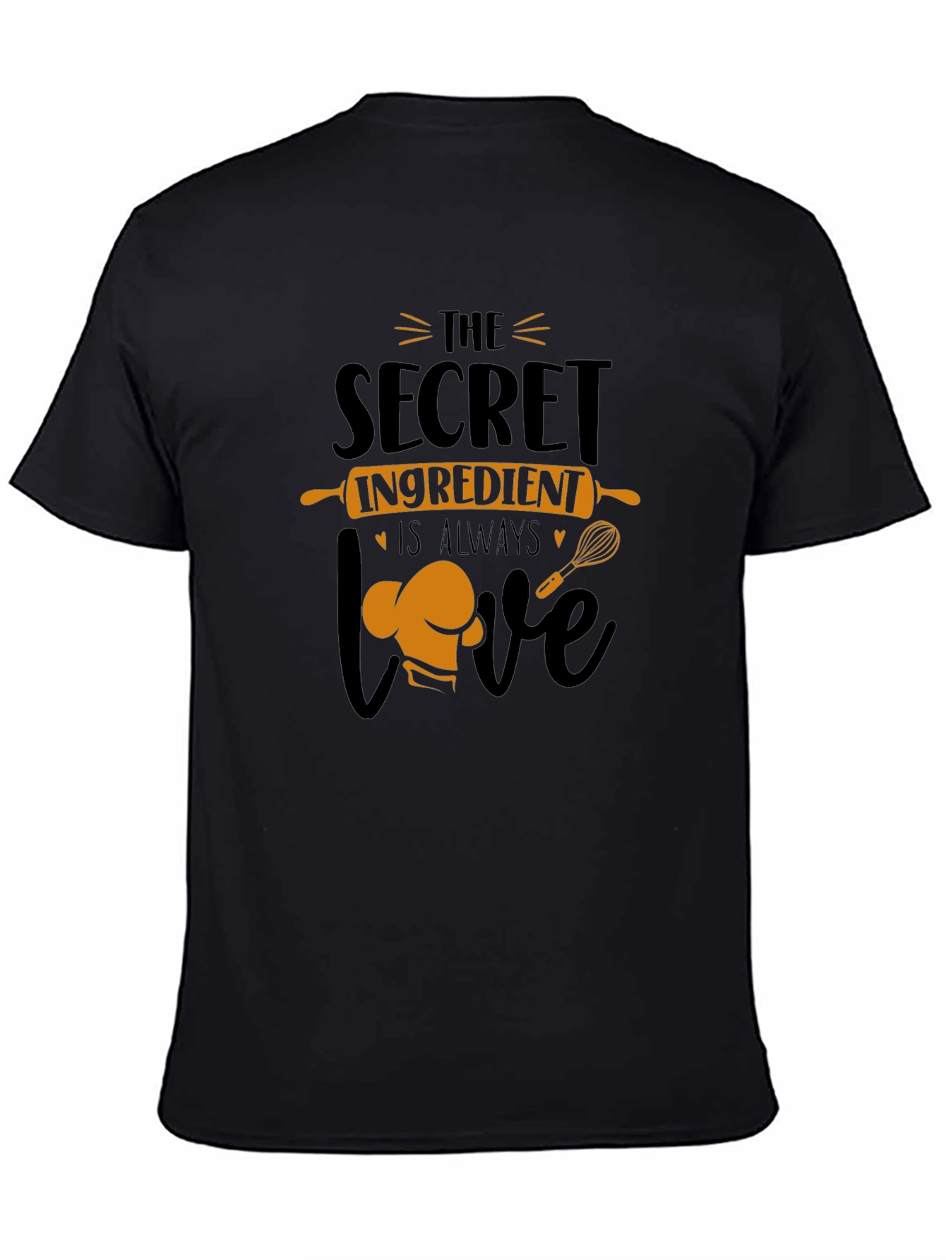 The Secret Ingredient is Love Black T-Shirt