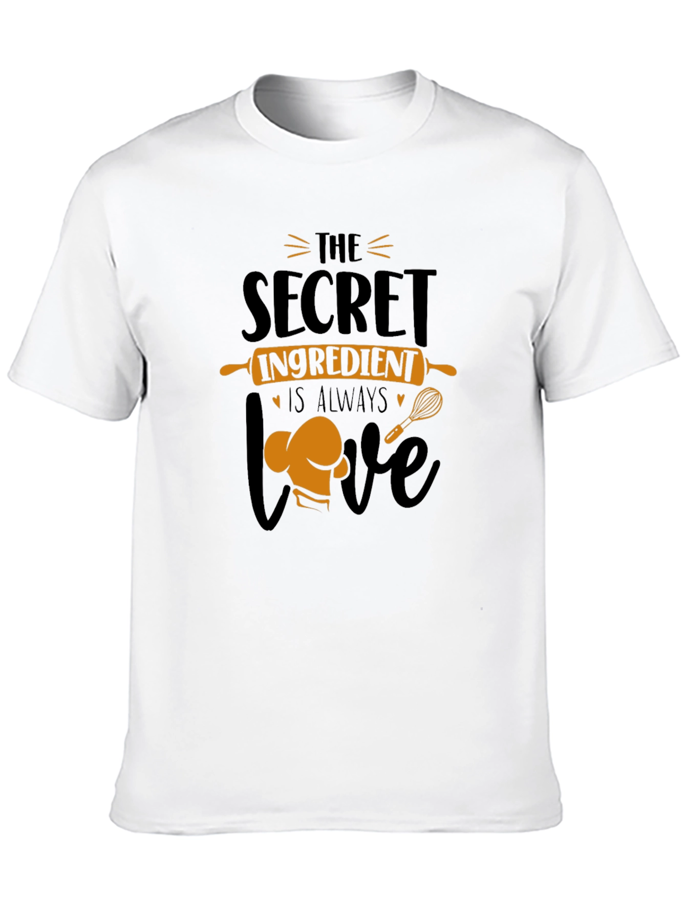 The Secret Ingredient is Love Black T-Shirt