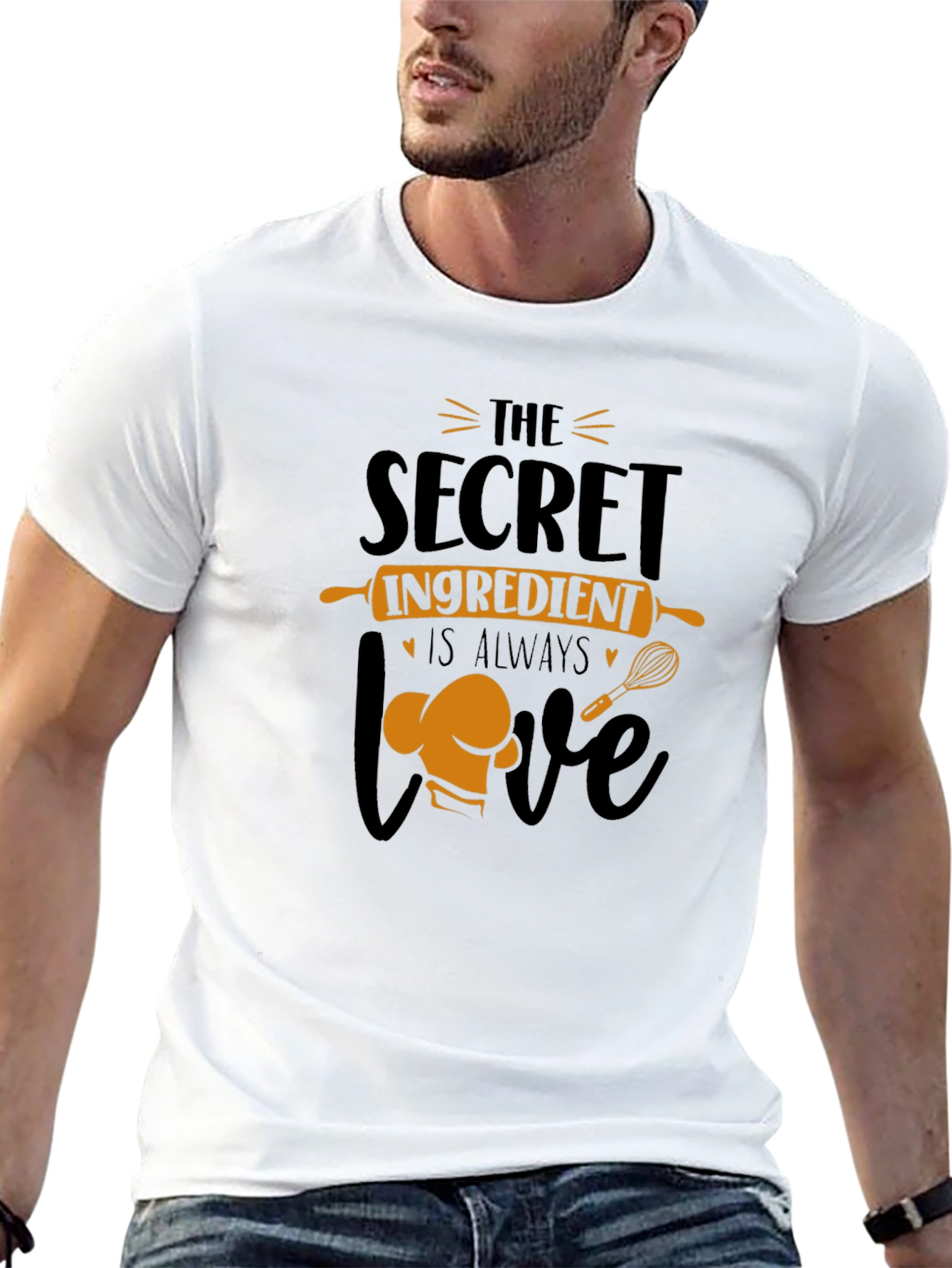 The Secret Ingredient is Love Black T-Shirt