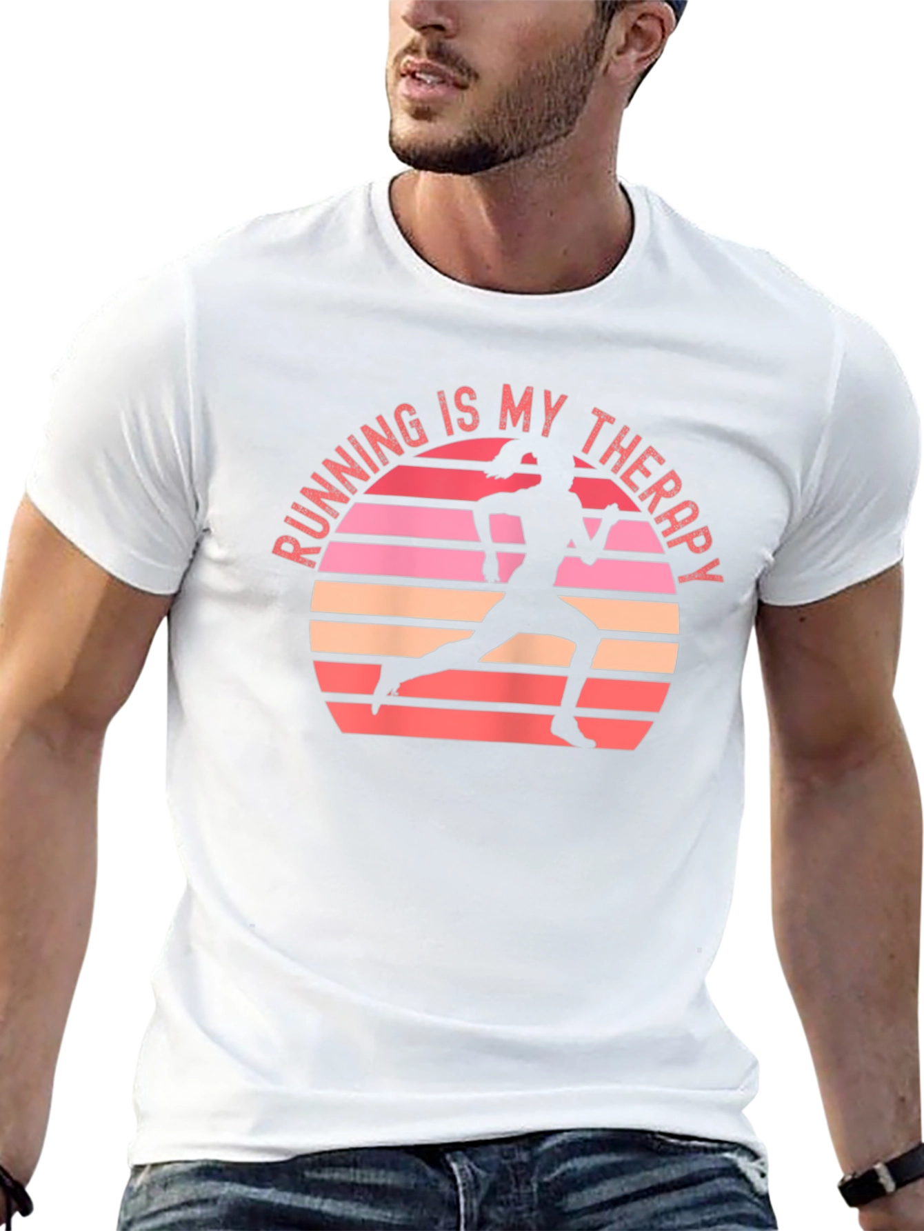 Running Is My Therapy T-Shirt
