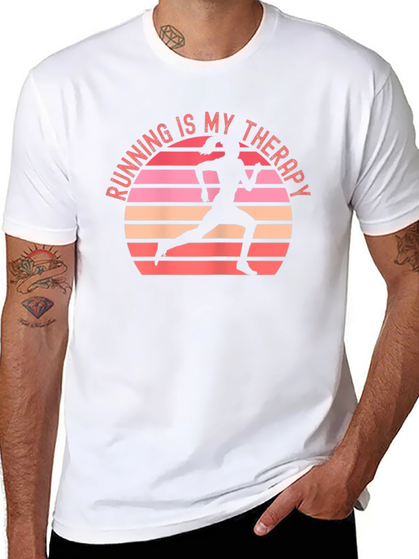 Running Is My Therapy T-Shirt
