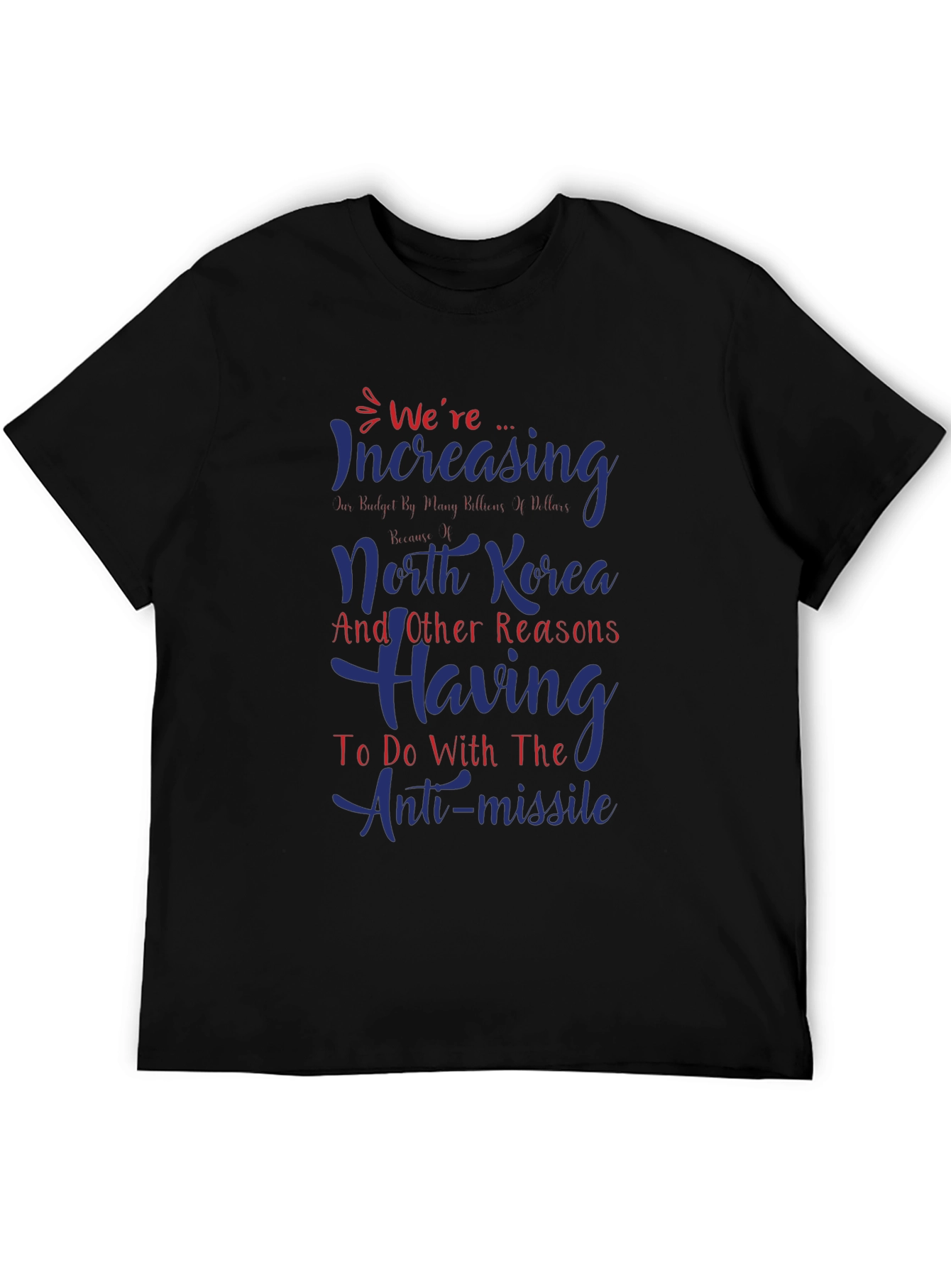 Increasing Budget North Korea Anti-Missile T-Shirt
