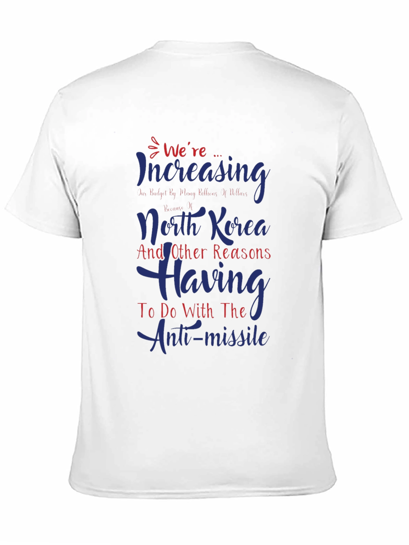 Increasing Budget North Korea Anti-Missile T-Shirt