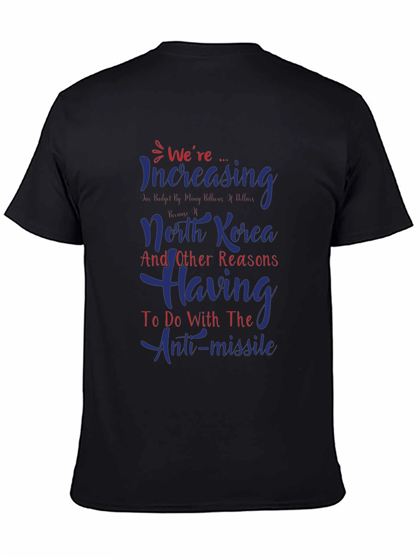 Increasing Budget North Korea Anti-Missile T-Shirt