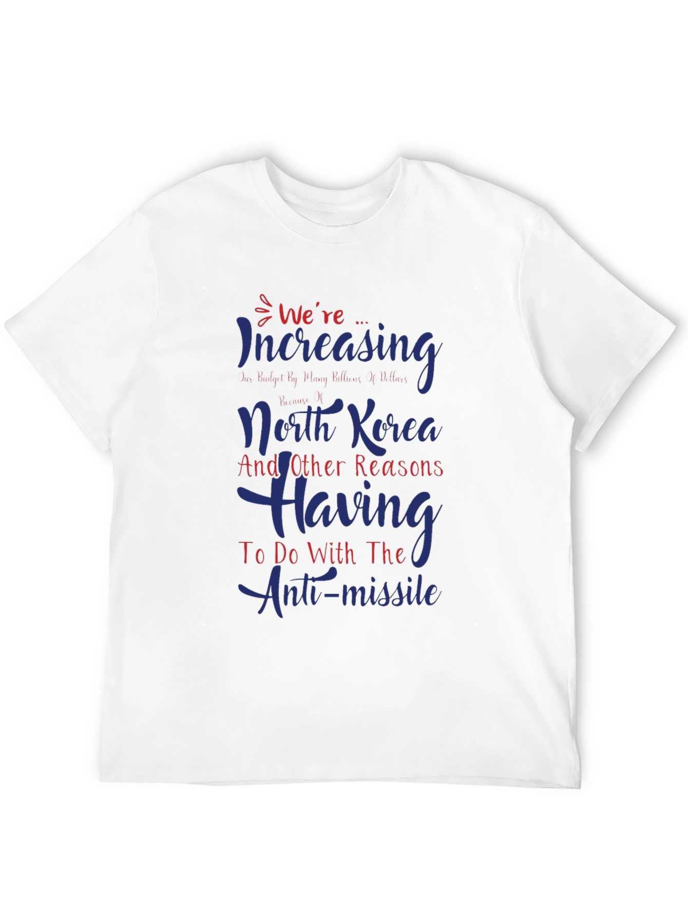 Increasing Budget North Korea Anti-Missile T-Shirt