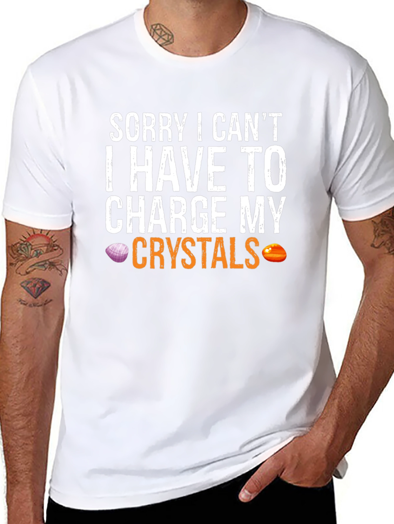 Charge My Crystals Graphic Tee