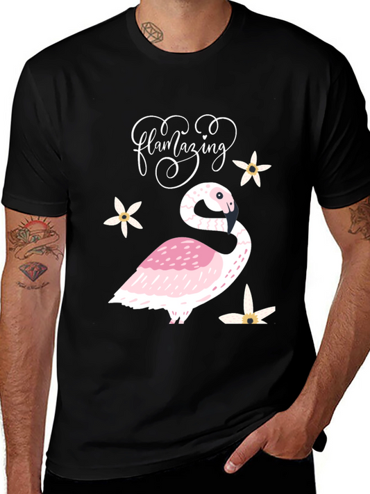 Flamazing Flamingo Graphic T-Shirt - Fun and Stylish!