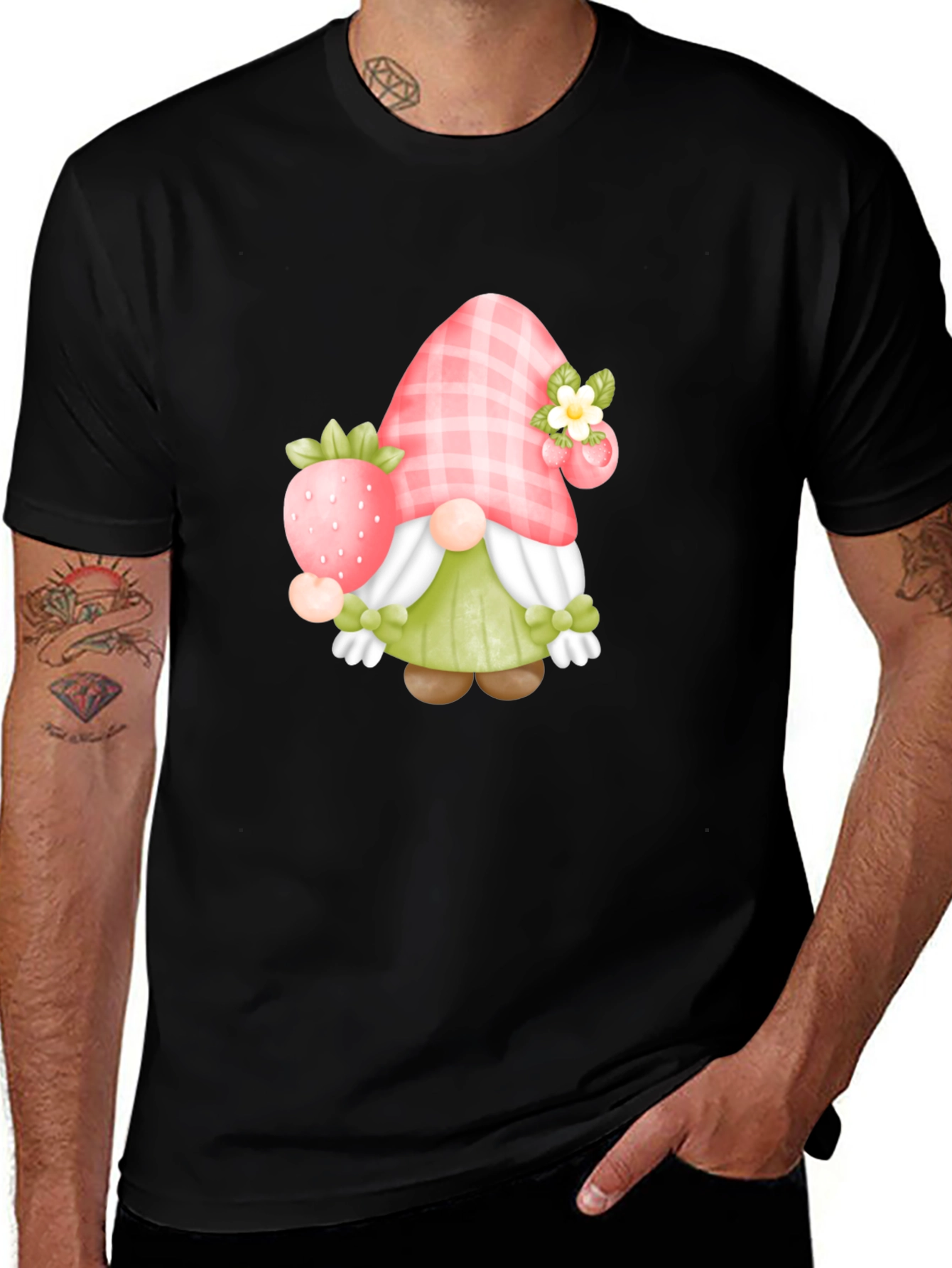 Strawberry Gnome Graphic Tee