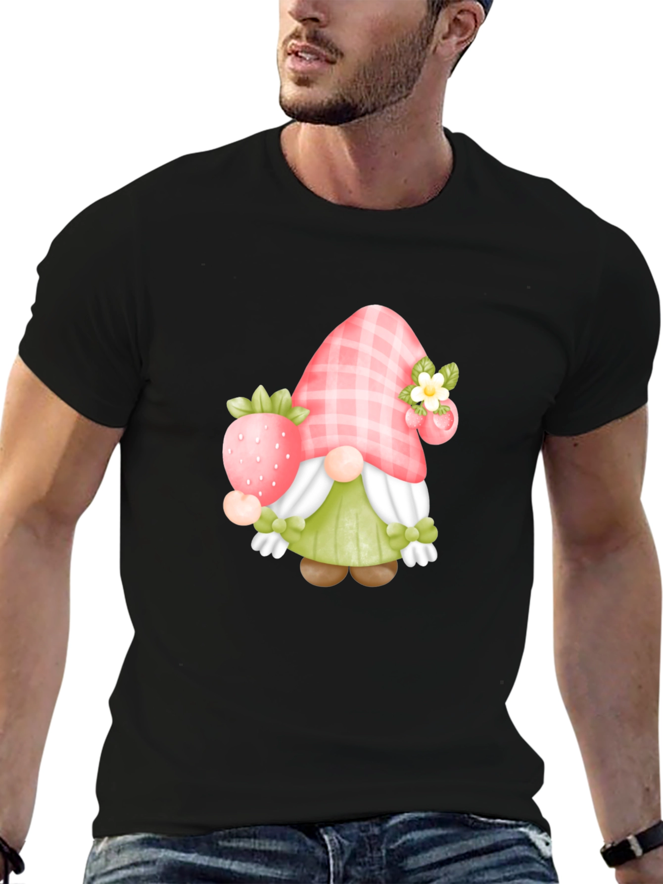 Strawberry Gnome Graphic Tee